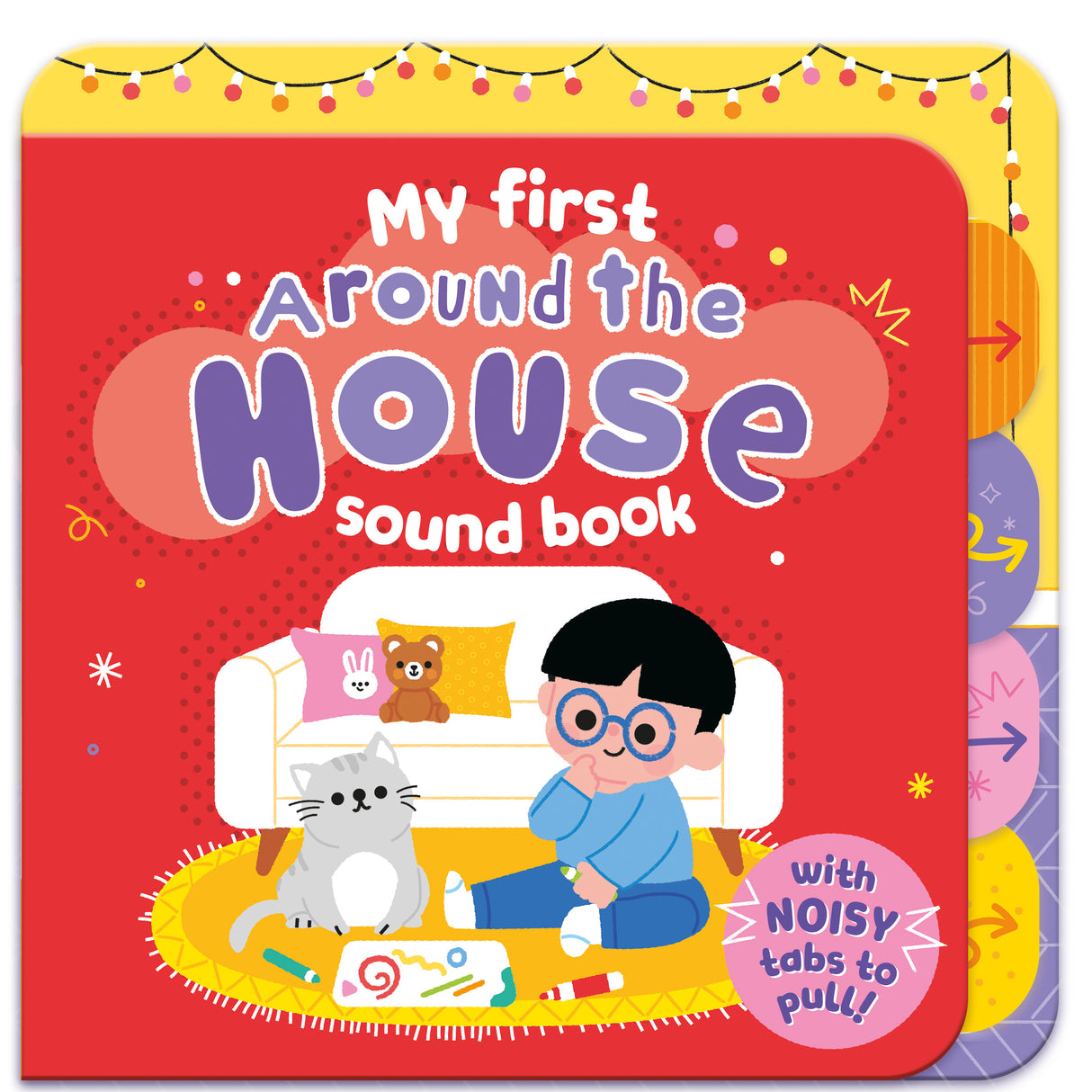 Around the House! – Pull-Tab Sound Book for Kids