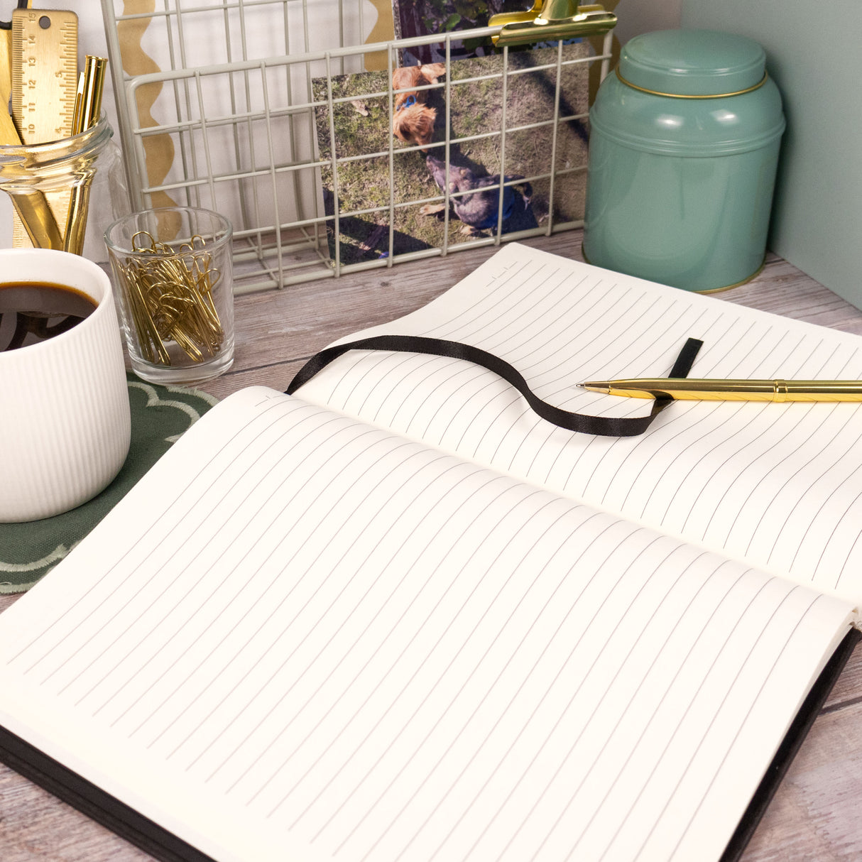 RK Black B5 Journal Notebook – Classic Hardback Design