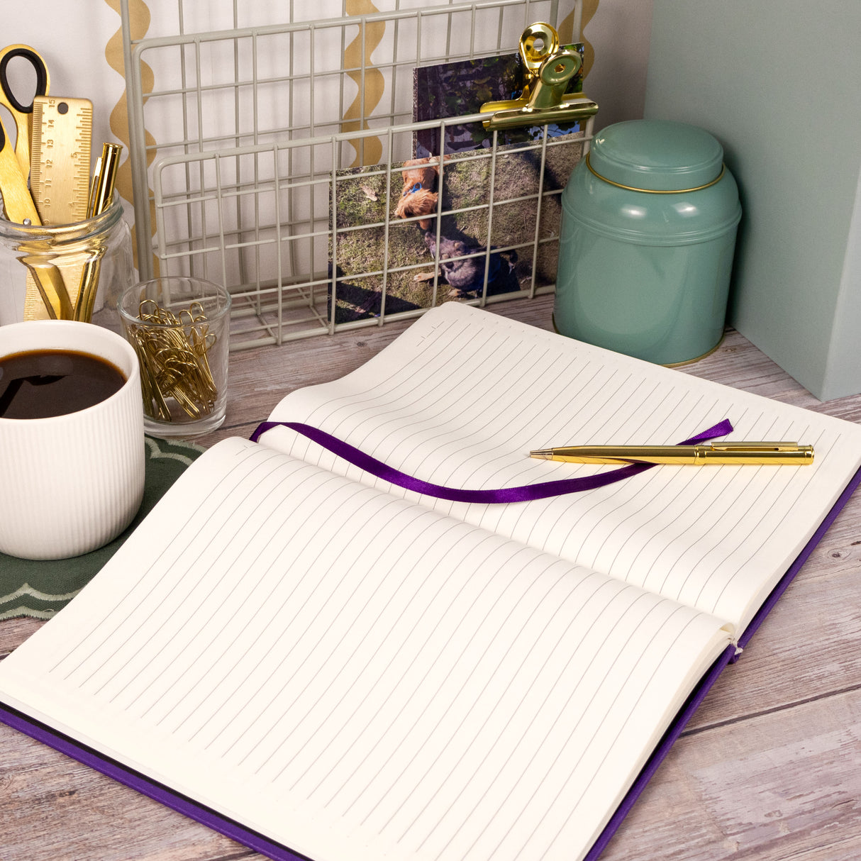 RK Deep Purple B5 Journal Notebook – Classic Hardback Design