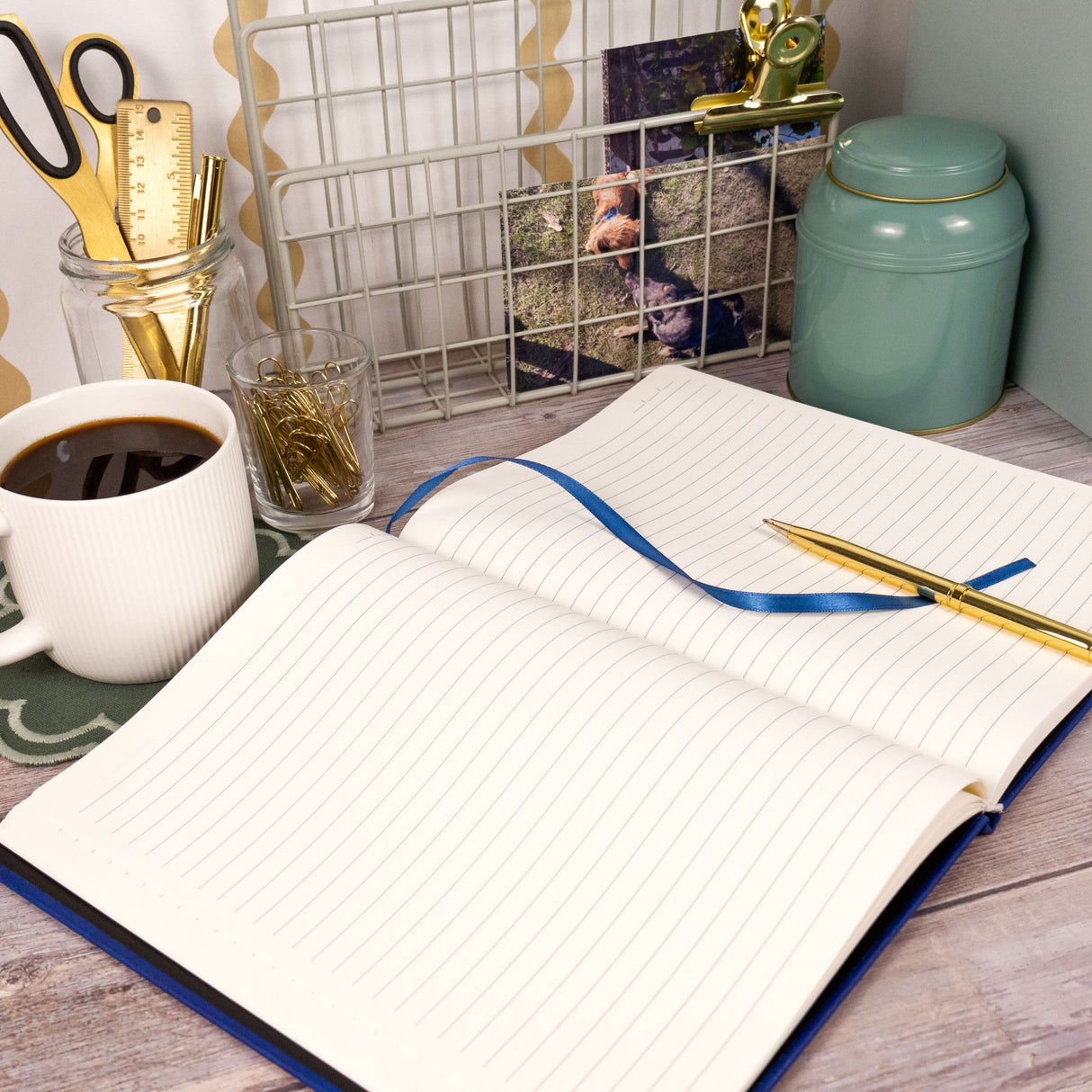 RK Midnight Blue B5 Journal Notebook – Classic Hardback Design