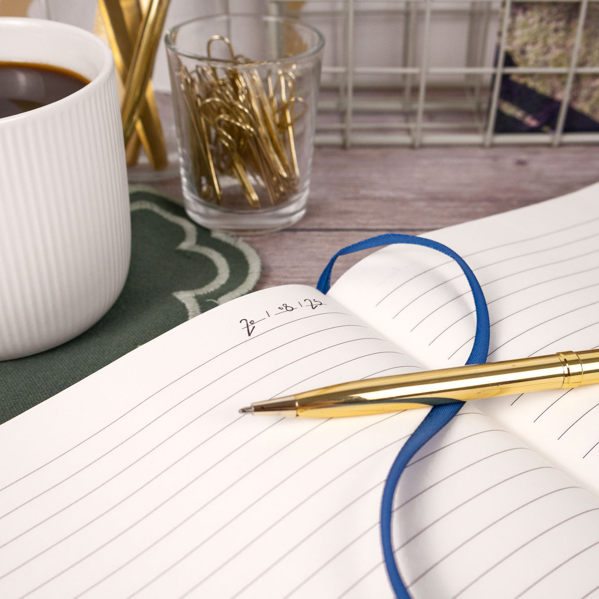 RK Midnight Blue B5 Journal Notebook – Classic Hardback Design