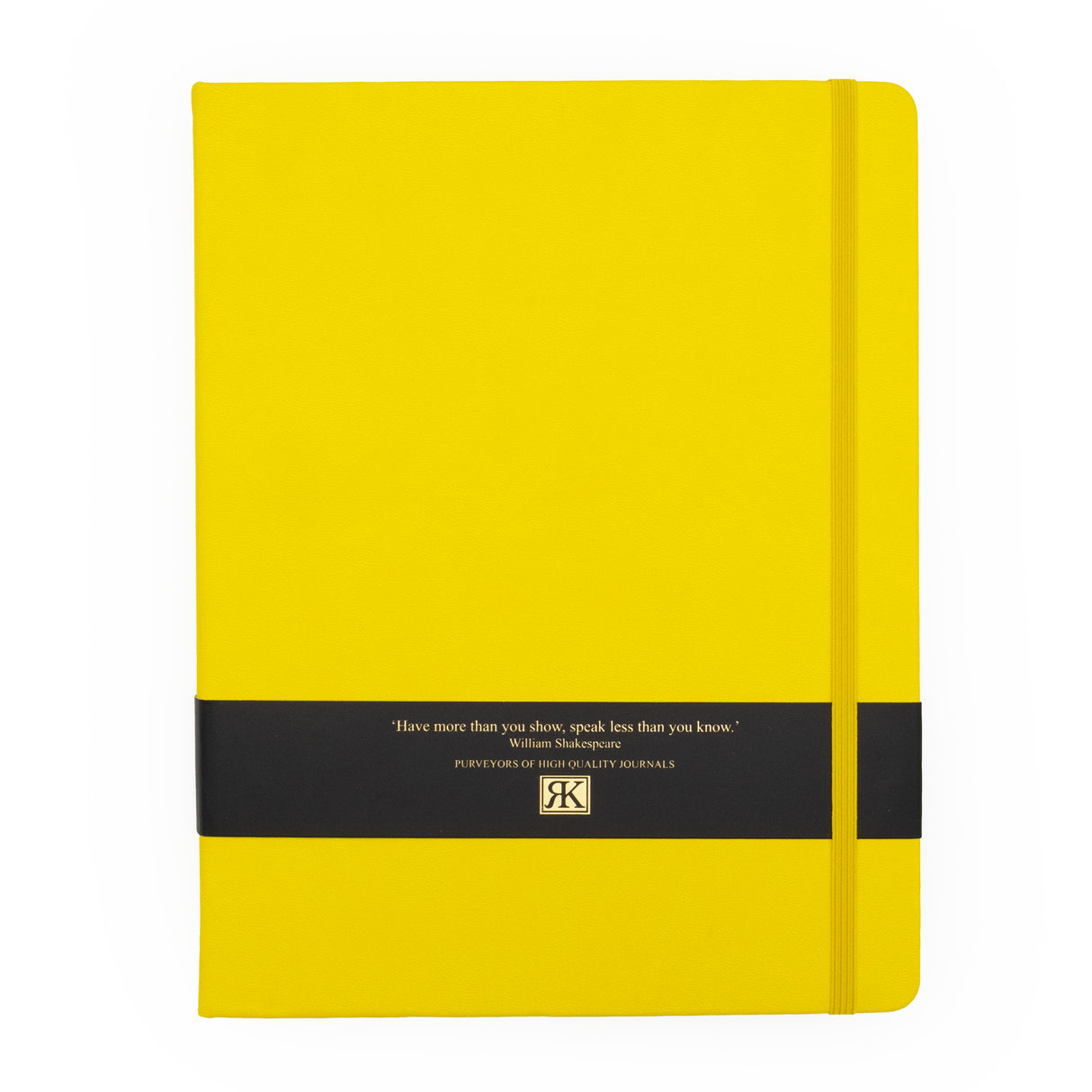 RK Yellow B5 Journal Notebook – Classic Hardback Design