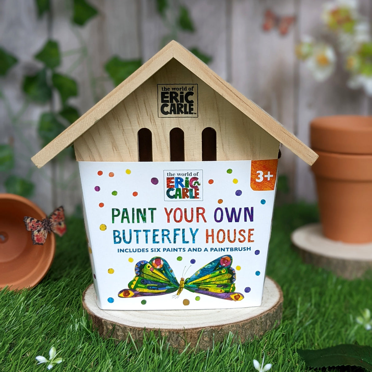 The Very Hungry Caterpillar Paint Your Own Butterfly House - Children's Craft Kit