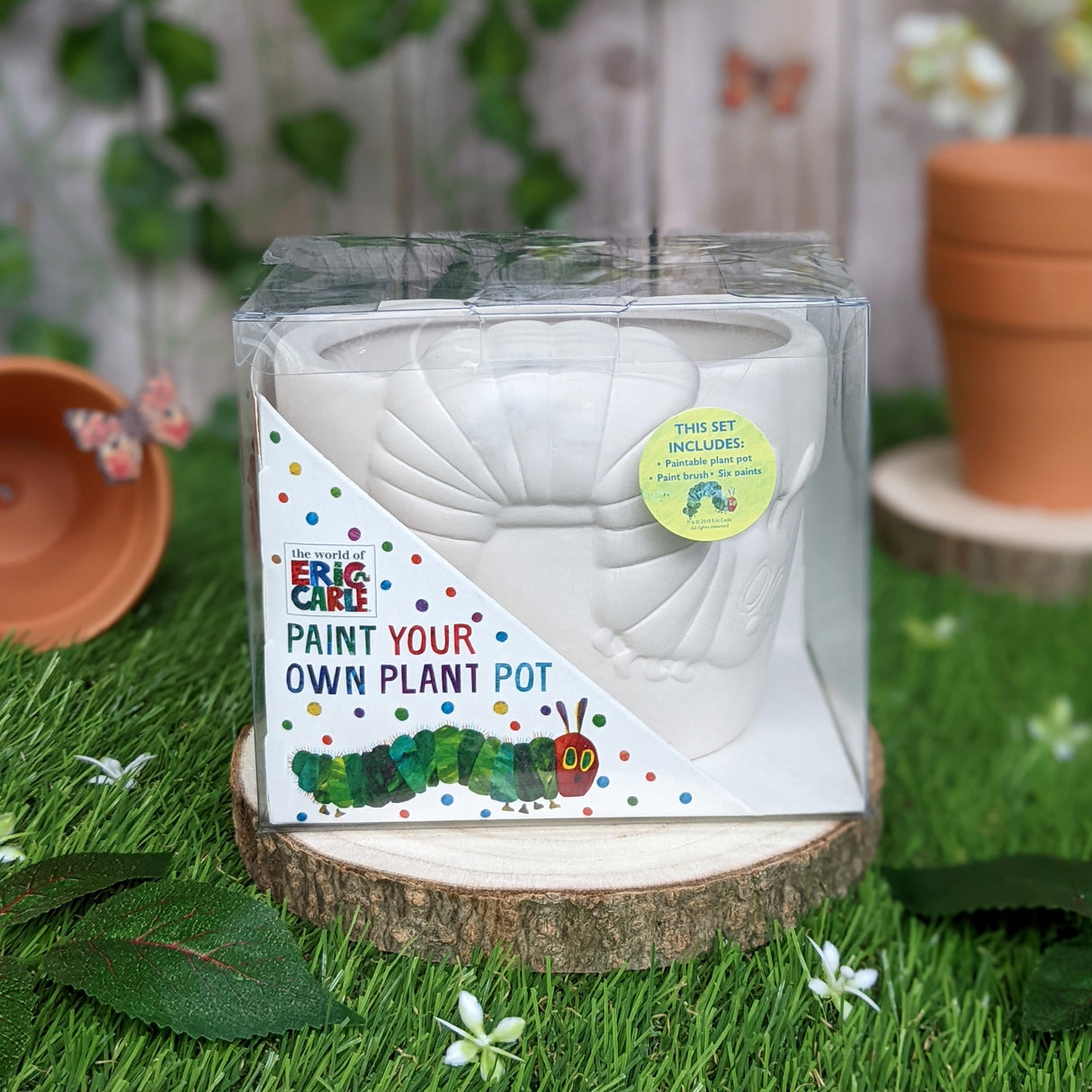 World of Eric Carle Paint Your Own Plant Pot – Children’s Craft Kit