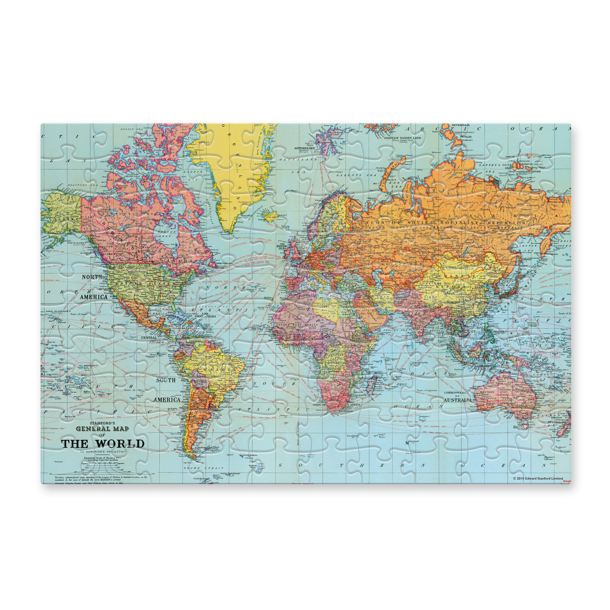 Edward Stanford Map – 100 Piece Puzzle