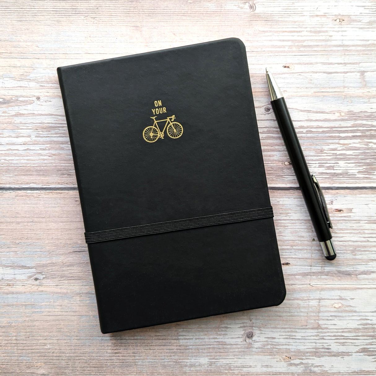 Gentlemen’s Emporium Notebook & Pen Set – On Your Bike Cover Design