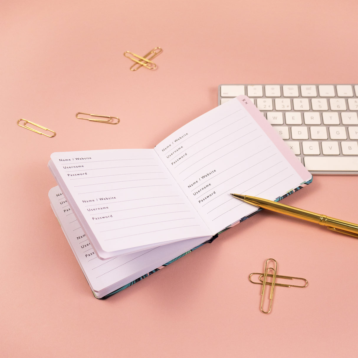 Password Book – Alphabetical Organiser for Website Logins