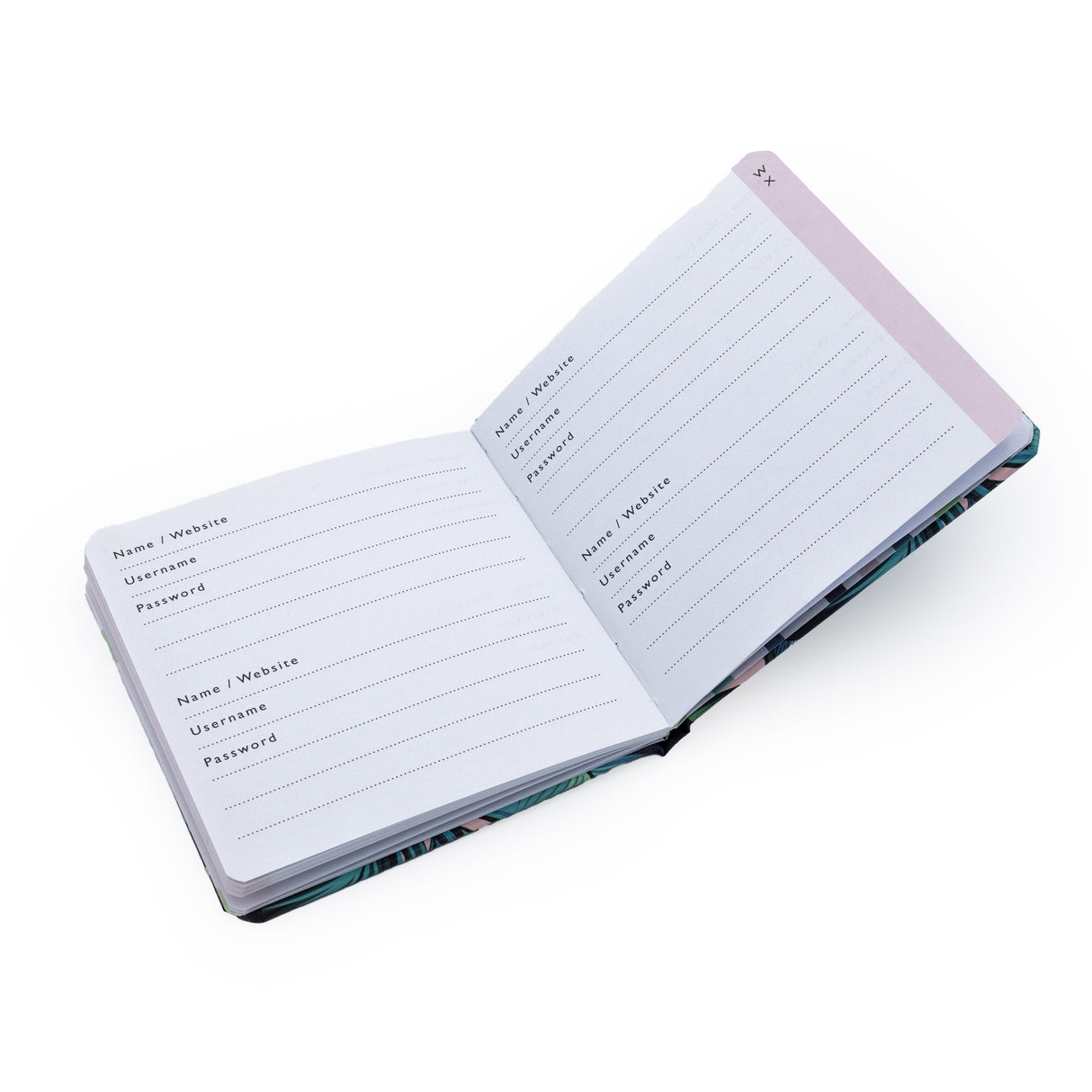 Password Book – Alphabetical Organiser for Website Logins