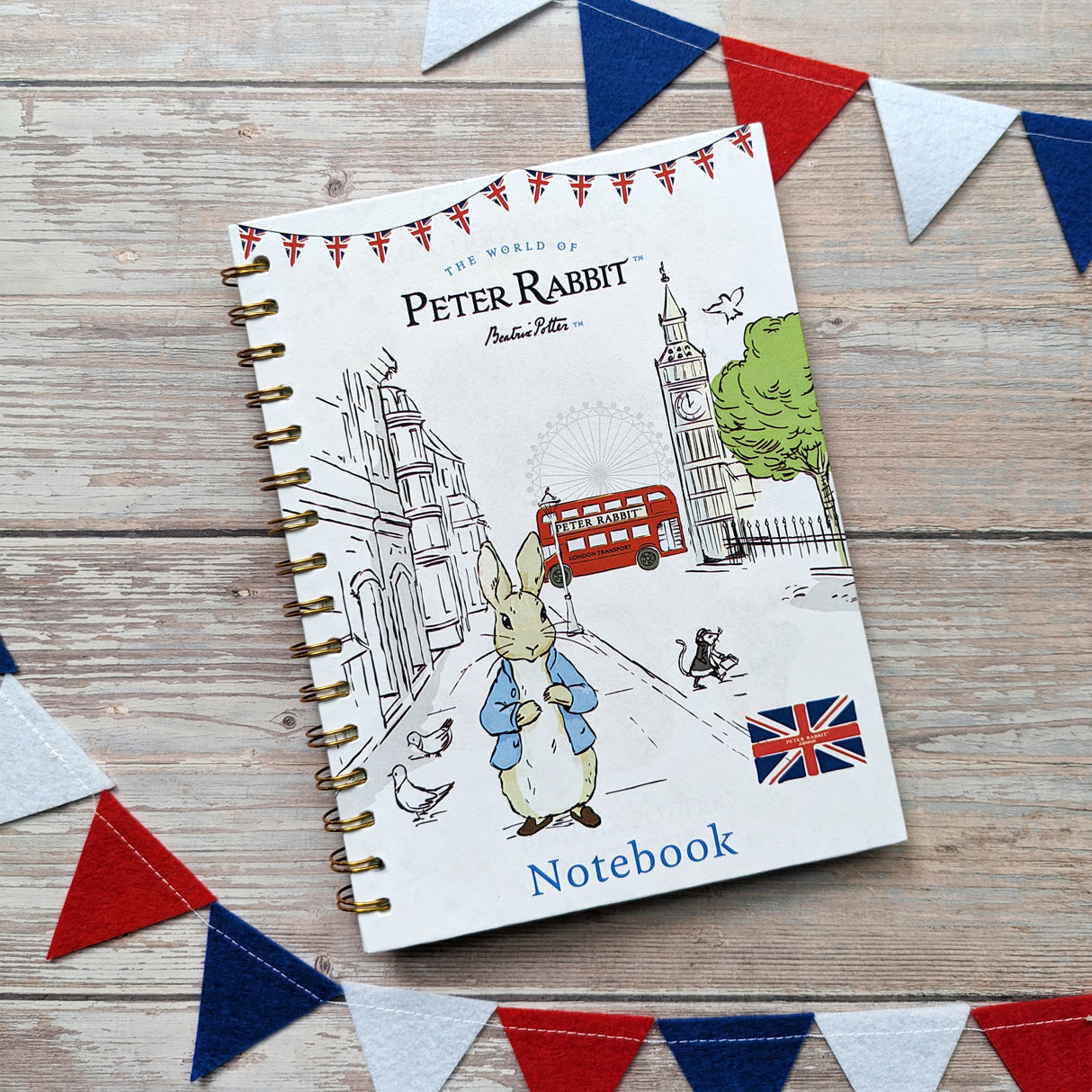 Peter Rabbit A5 Notebook Wired with Dividers – Out & About Design