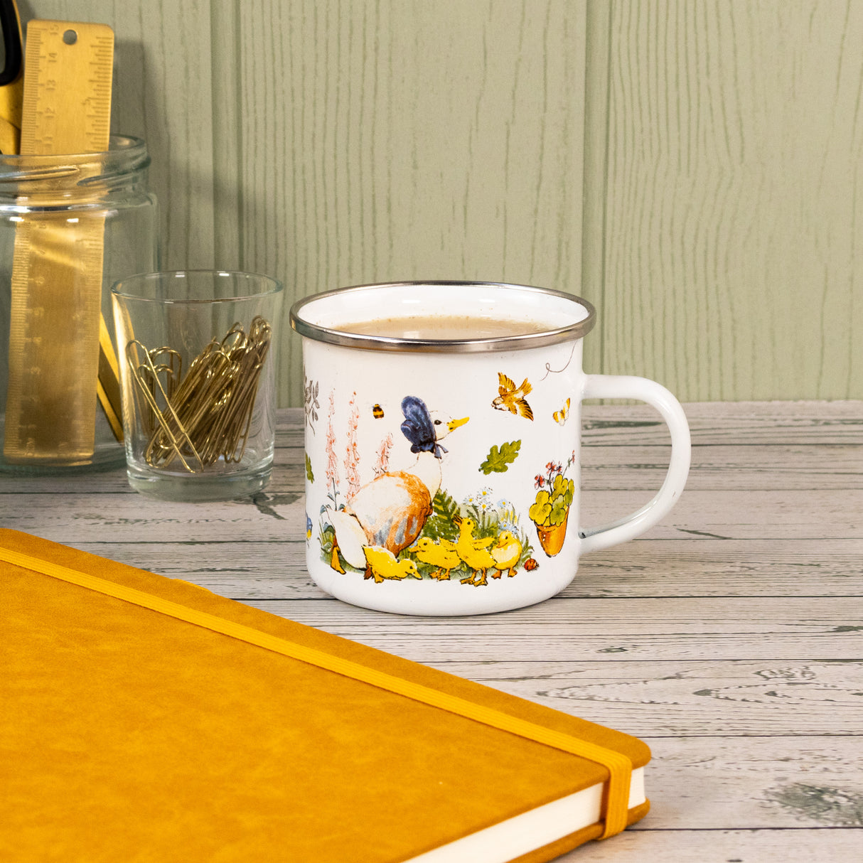 Jemima Puddle-Duck Enamel Mug - Classic Beatrix Potter Design