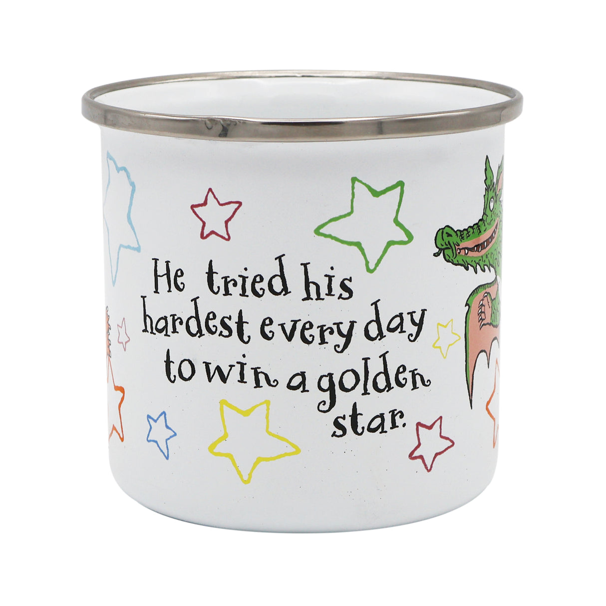 Zog Enamel Mug - Colourful Julia Donaldson Design