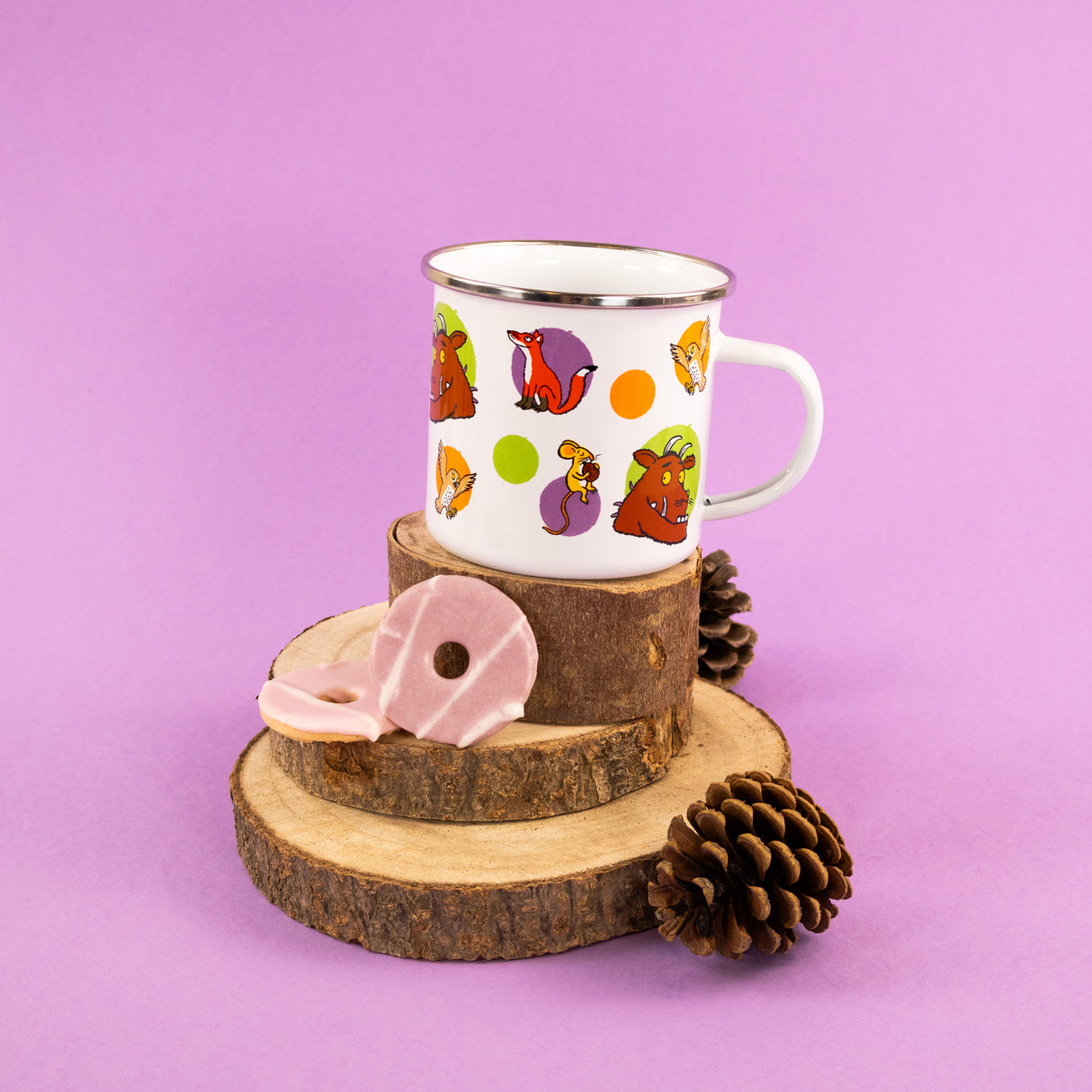 The Gruffalo Enamel Mug - Colourful Julia Donaldson Design