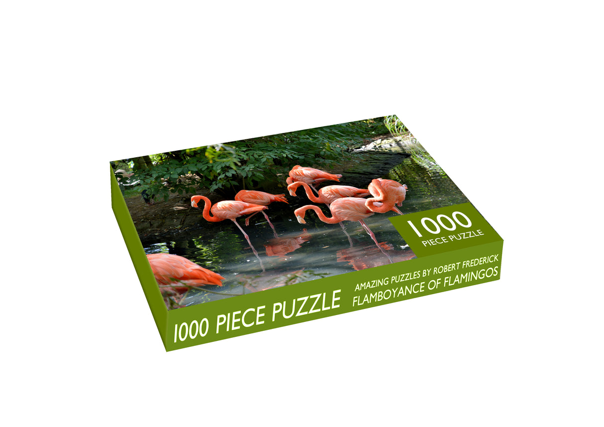 Flamboyance Of Flamingos - 1000 Piece Puzzle