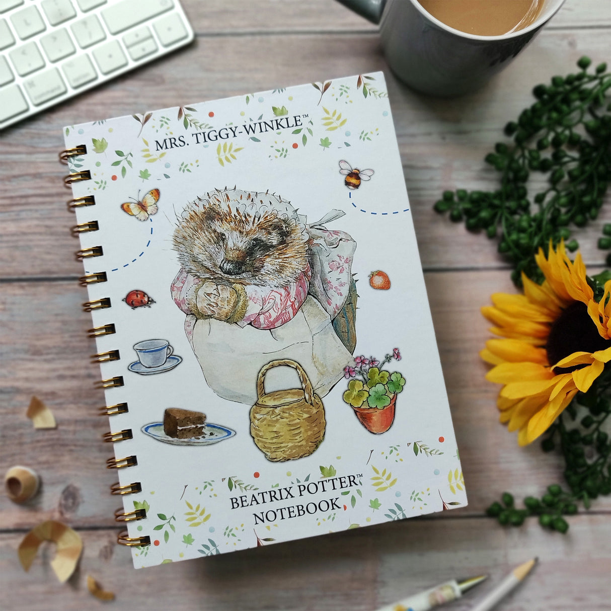 Mrs Tiggy-Winkle A5 Wired Notebook With Dividers