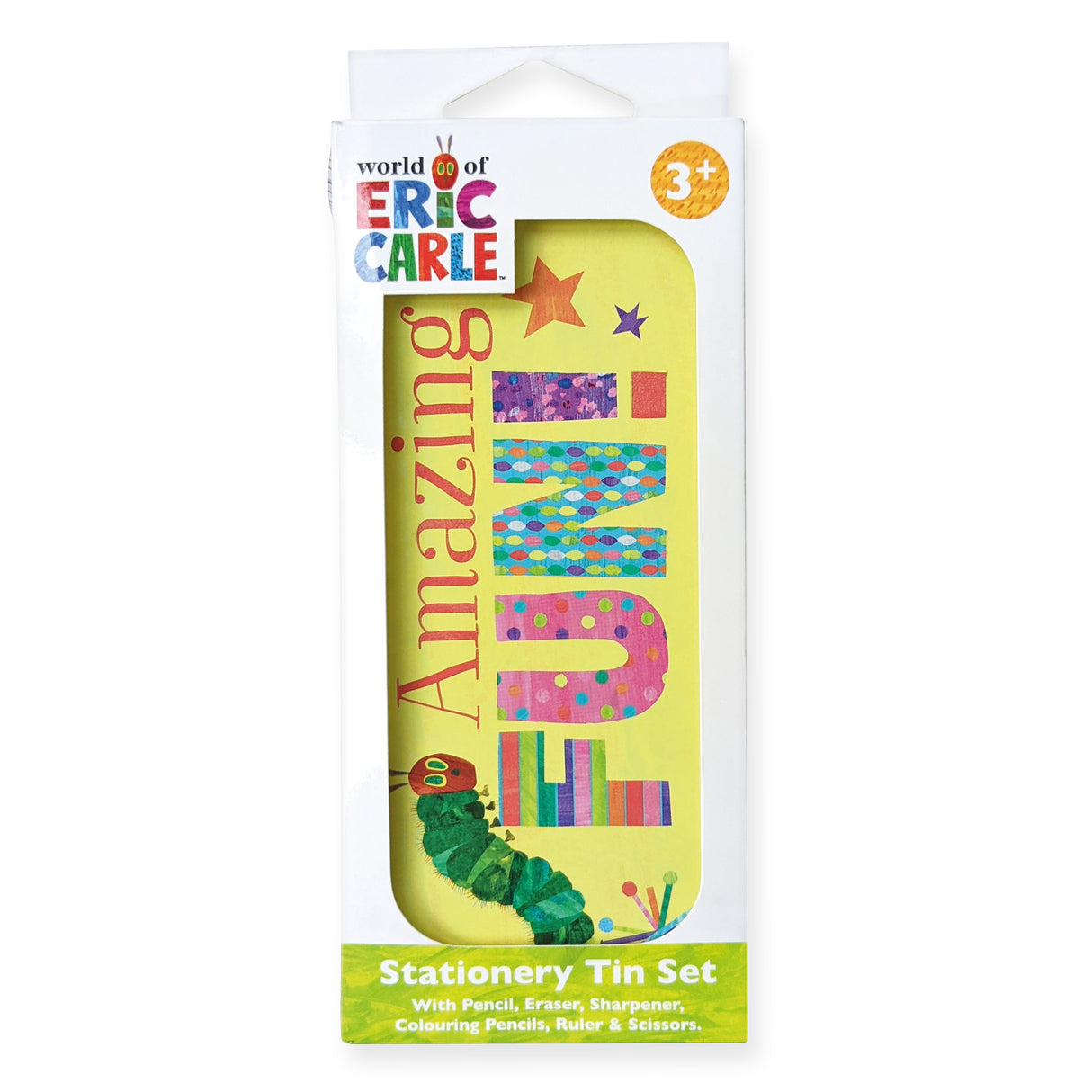 The Very Hungry Caterpillar Children’s Stationery Tin Set - First School Stationery Set For Ages 3 and Upward