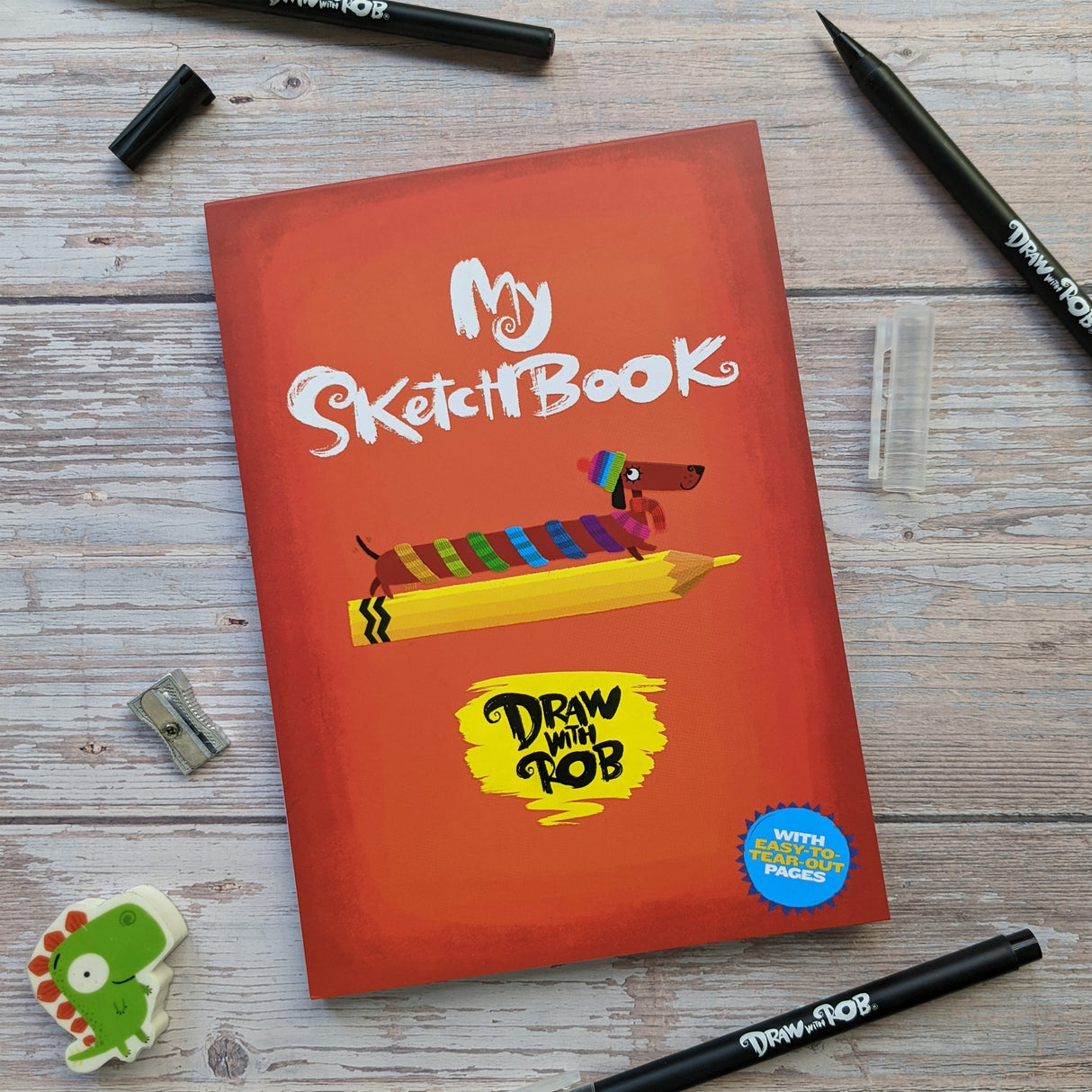 Draw With Rob A5 Artist Sketch Book