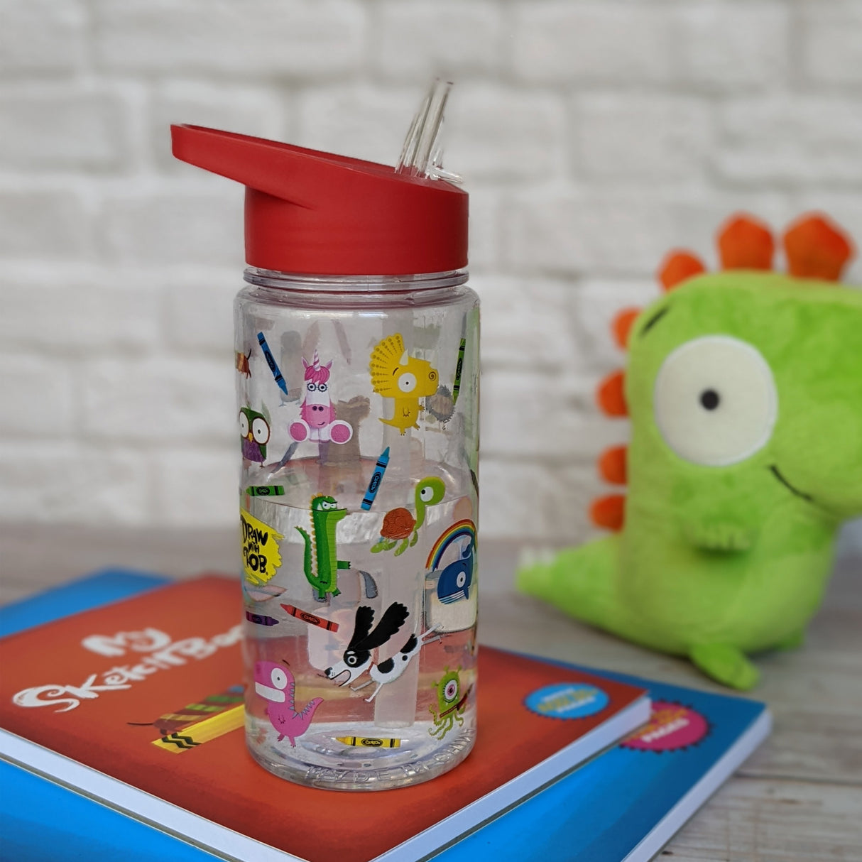 Draw With Rob Children’s Water Bottle – 500ml BPA-Free Drink Bottle
