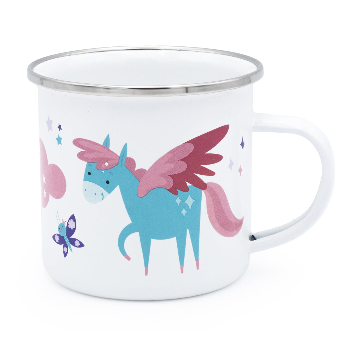 Magical Creatures Enamel Mug – Fantasy Design