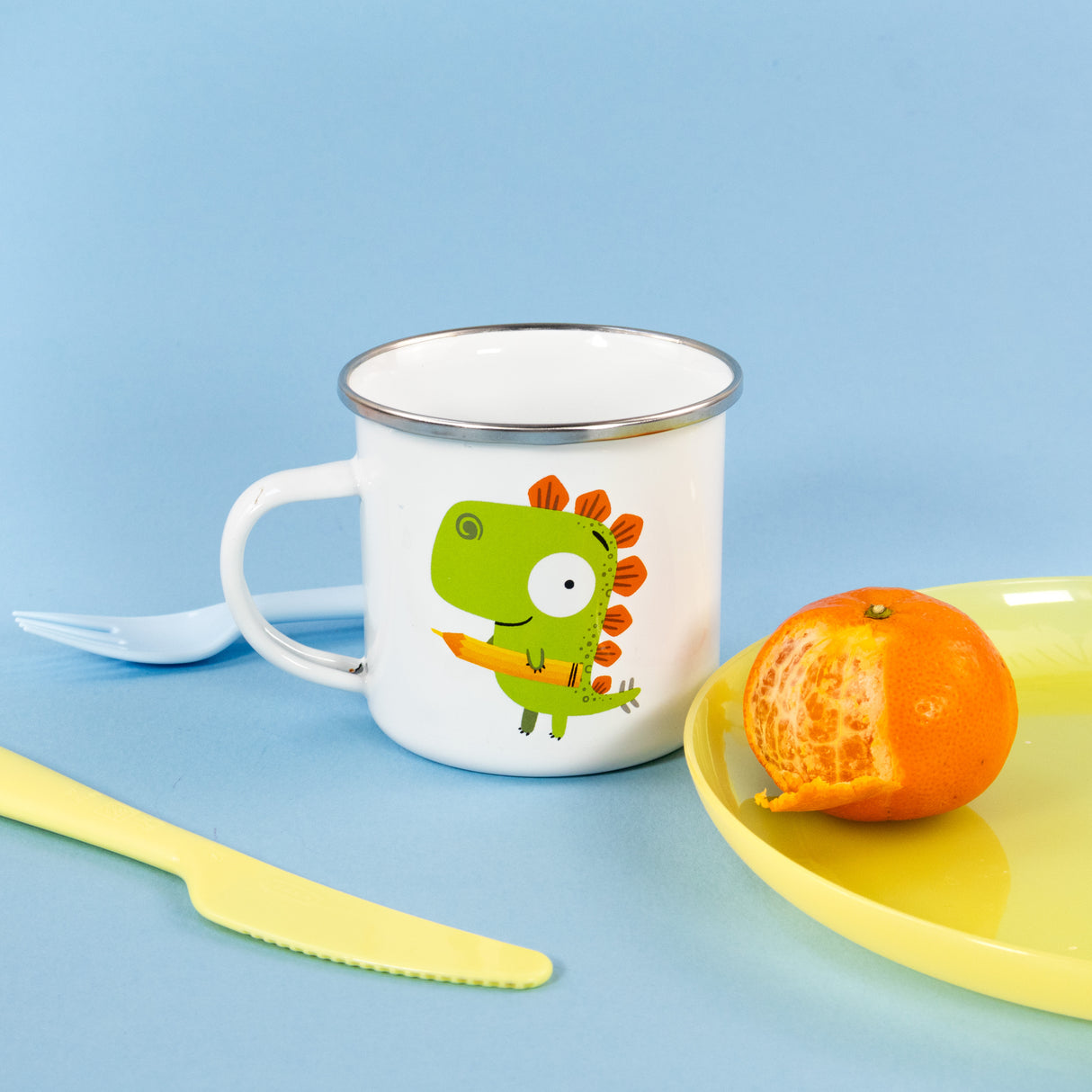 Draw with Rob Enamel Mug - Fun Creative Design for Kids