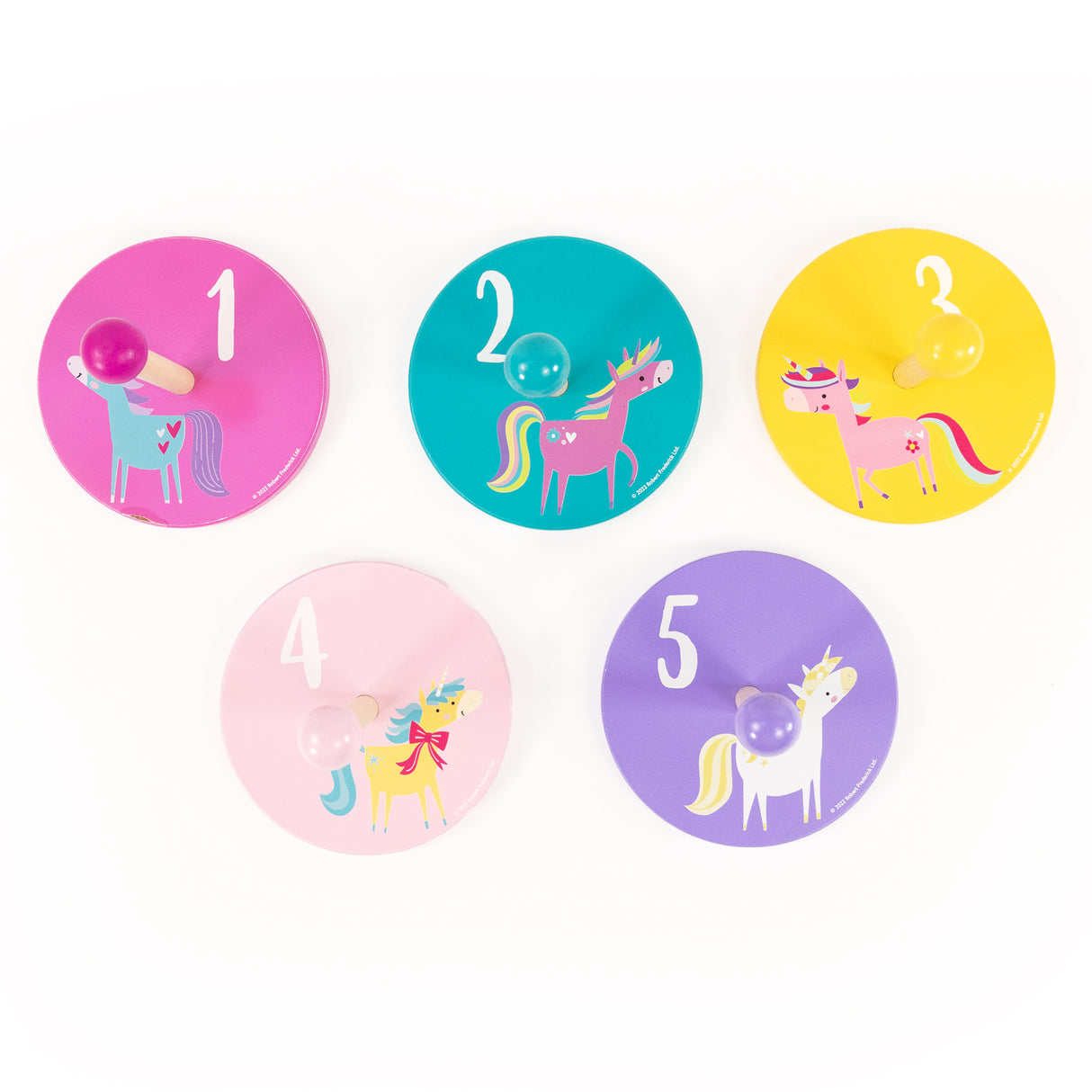 Unicorns Children's Wooden Ring Toss Set - Fun For All The Family