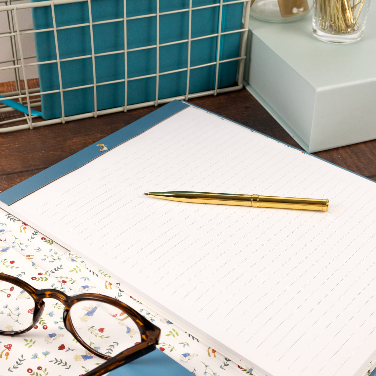 Beatrix Potter Clipboard Folder with A4 Notepad