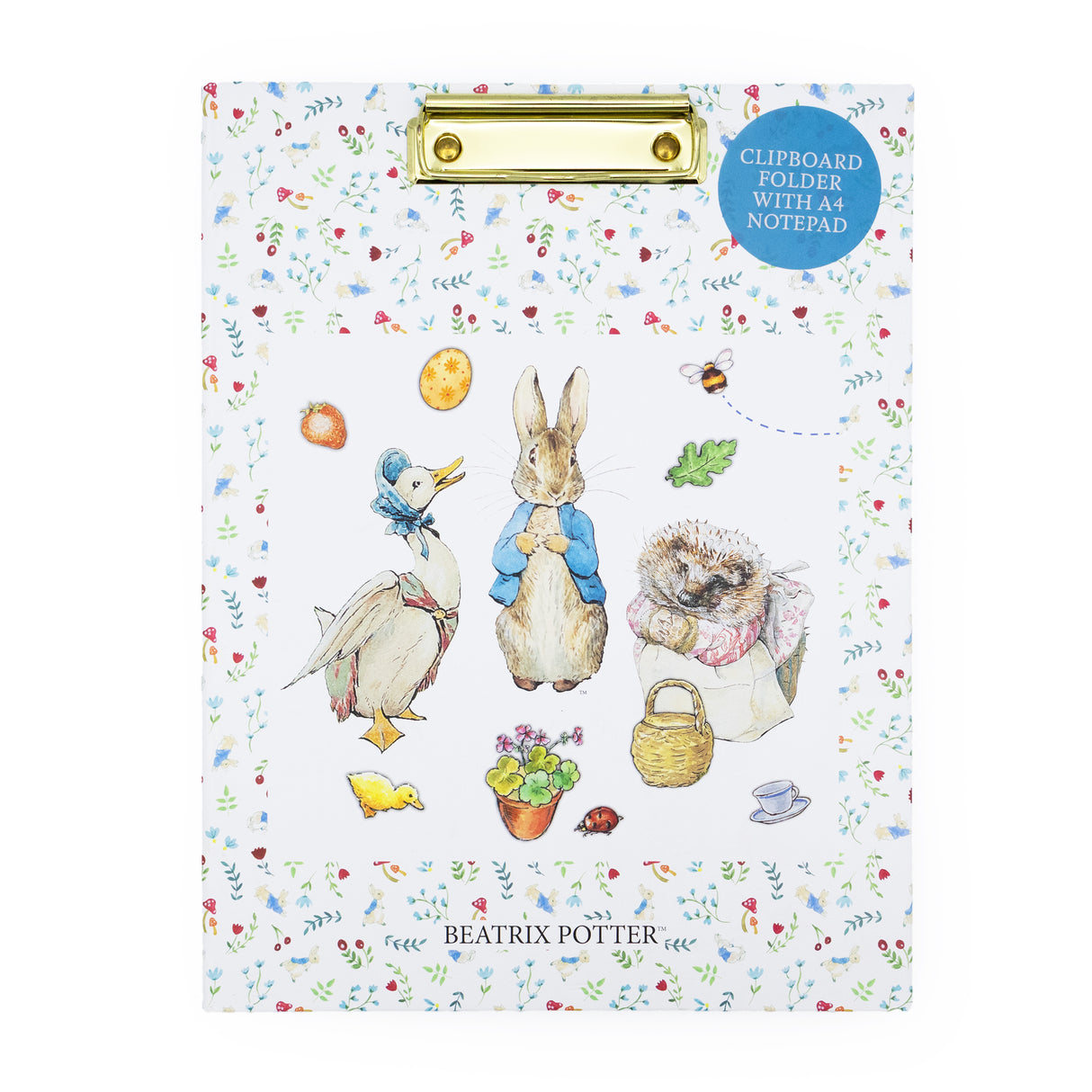 Beatrix Potter Clipboard Folder with A4 Notepad