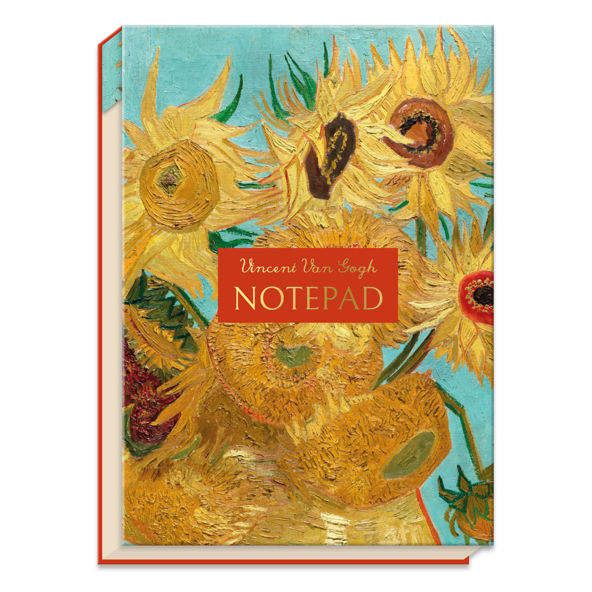 Van Gogh Sunflowers Flip Up Notepad