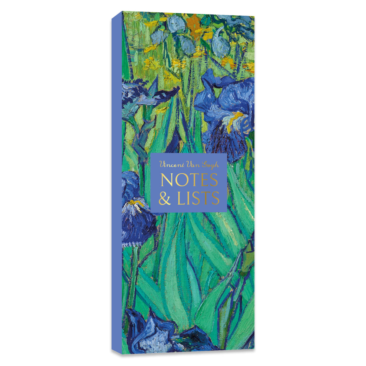 Van Gogh Irises Tall Notepad & List Set With Pencil