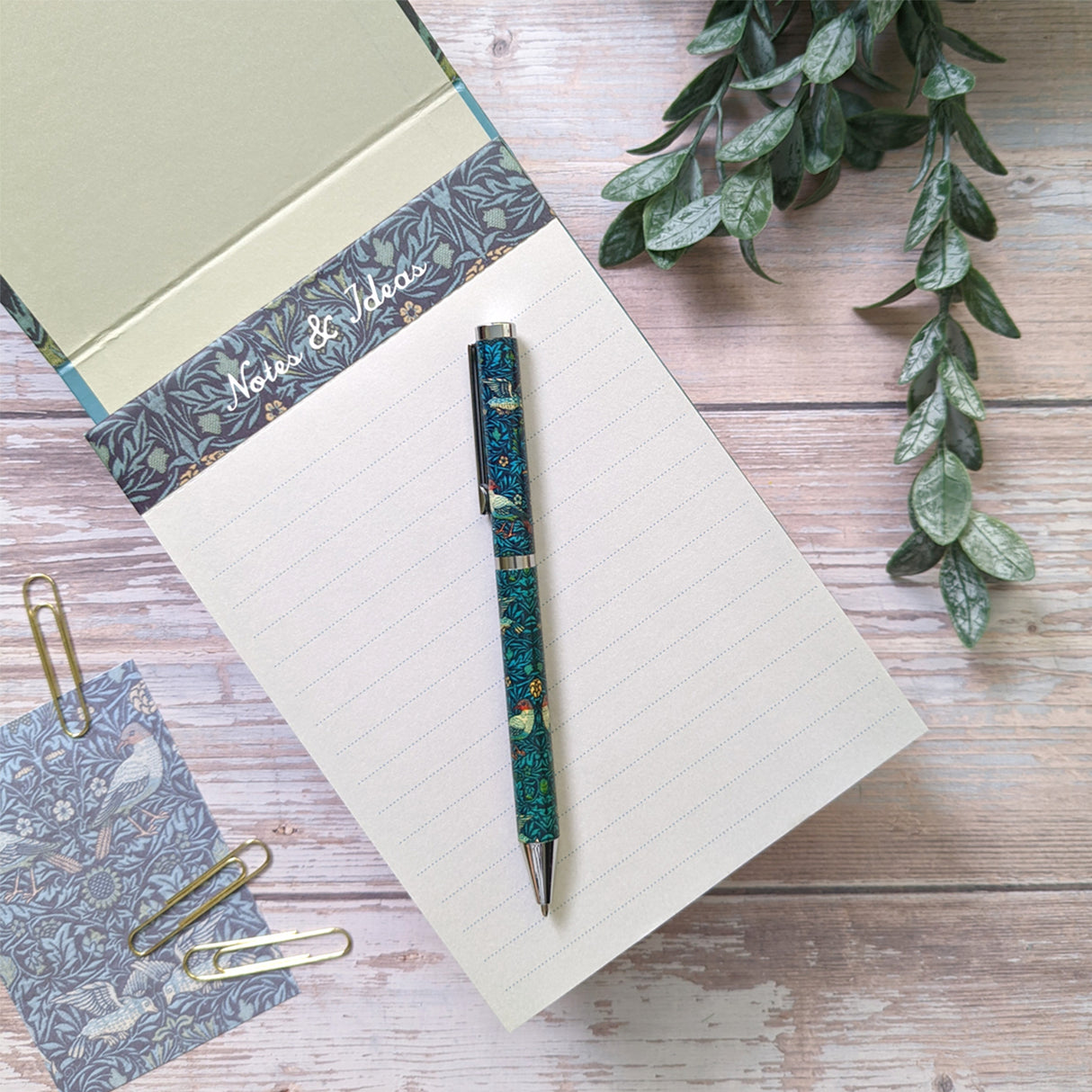 William Morris Flip Up Notepad