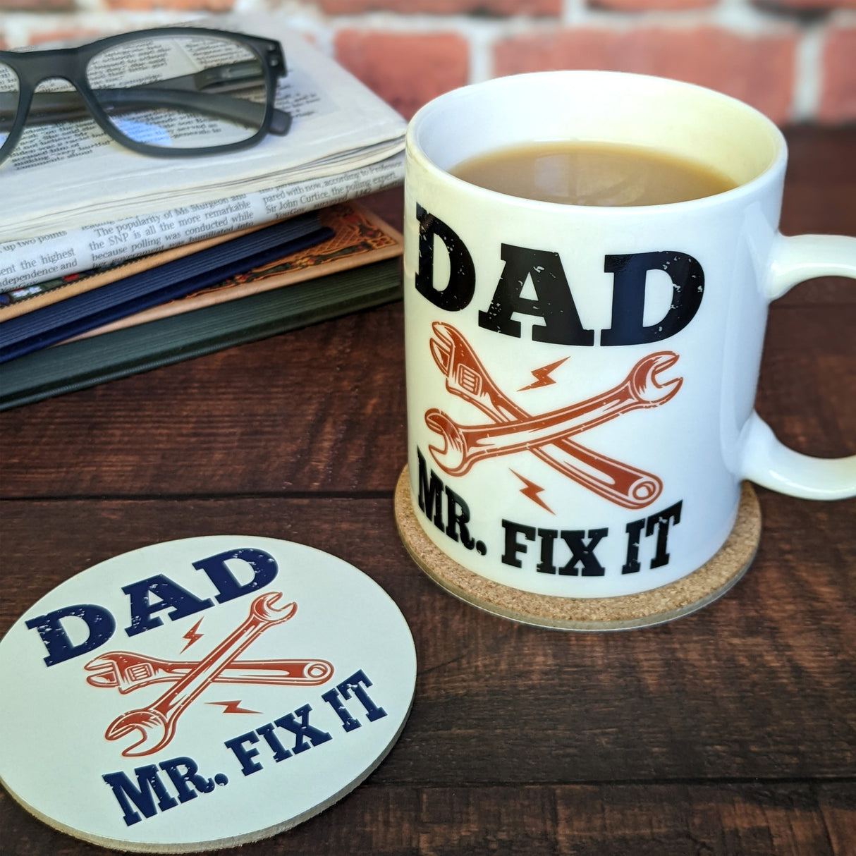 Gentleman’s Emporium Mr Fix It Mug & Coaster Set Gift