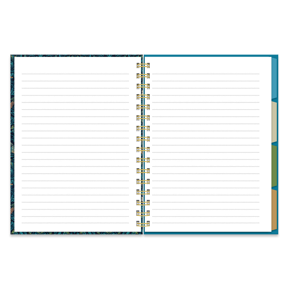 William Morris Birds A5 Notebook With Dividers