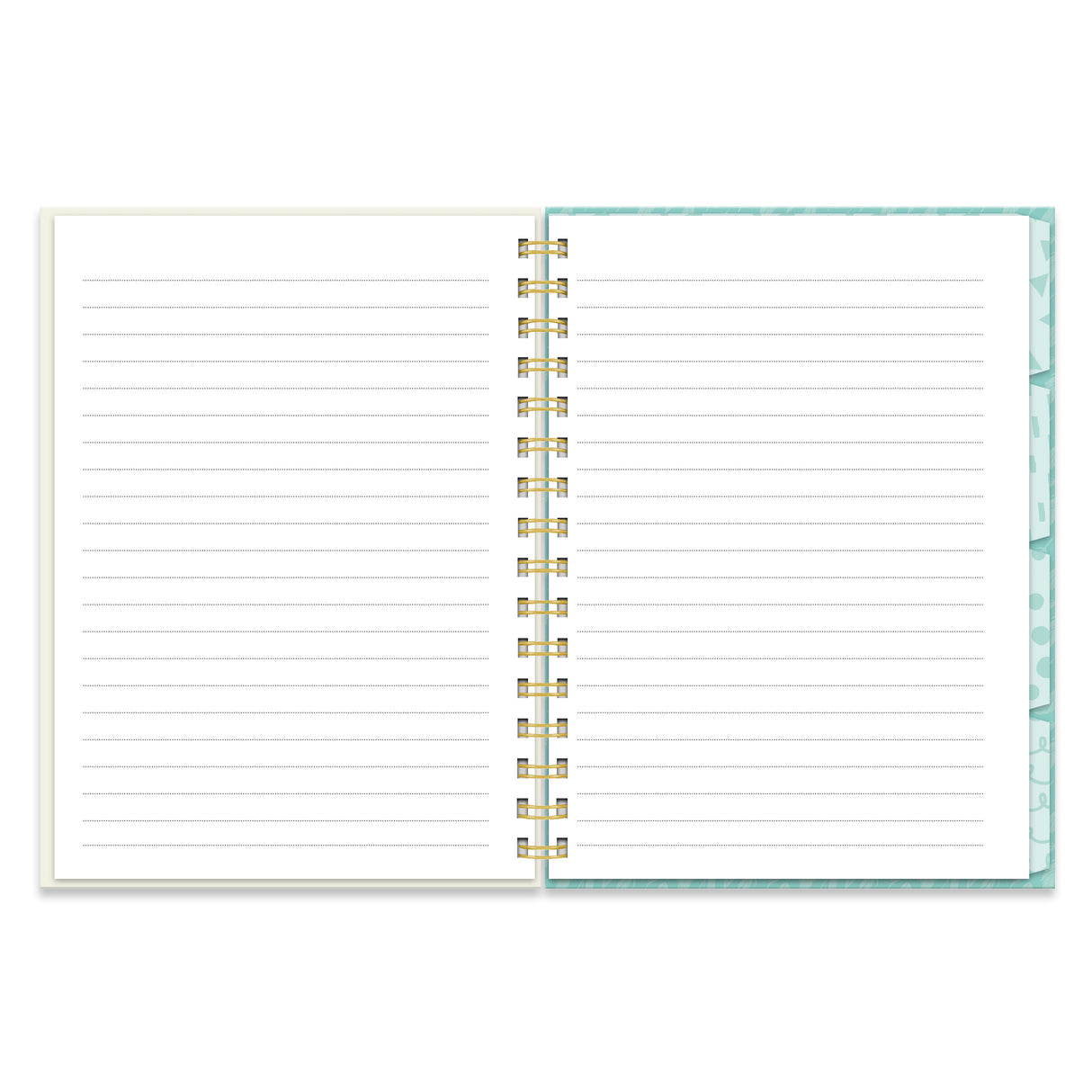 Peacock Feathers A5 Notebook With Dividers