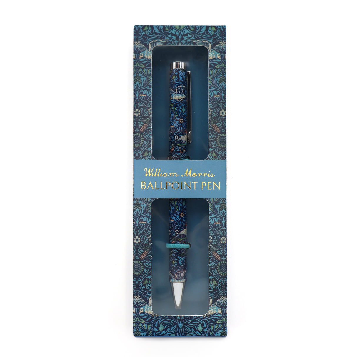 William Morris Birds Ballpoint Pen In Gift Box