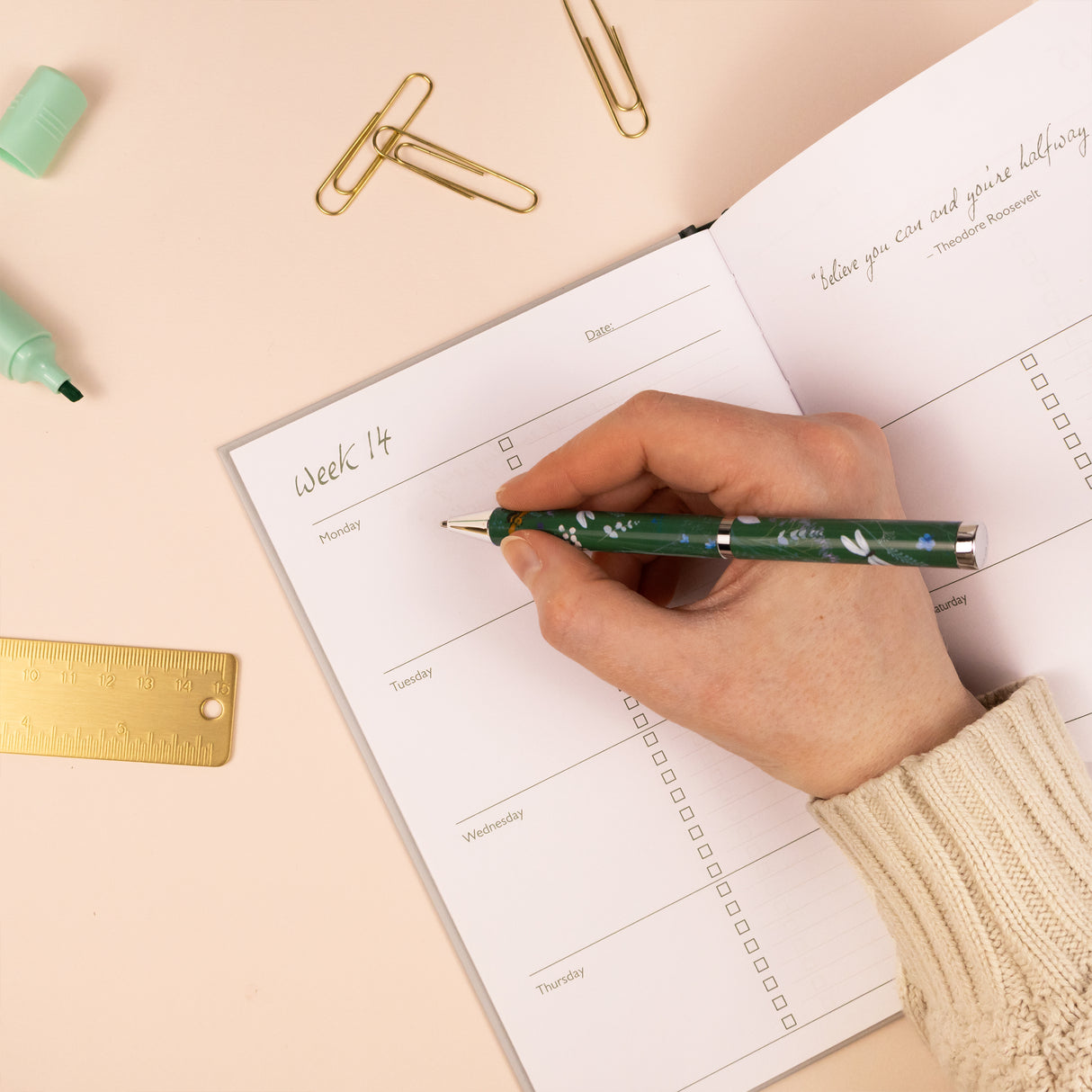 Reflect & Pause Design Ballpoint Pen In Gift Box