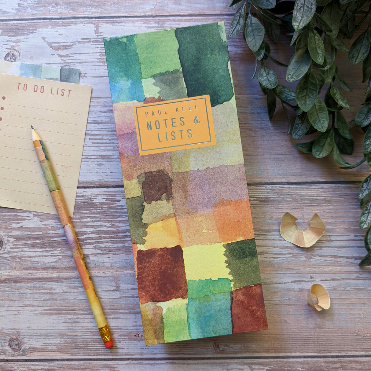 Paul Klee Tall Notepad & List Set With Pencil