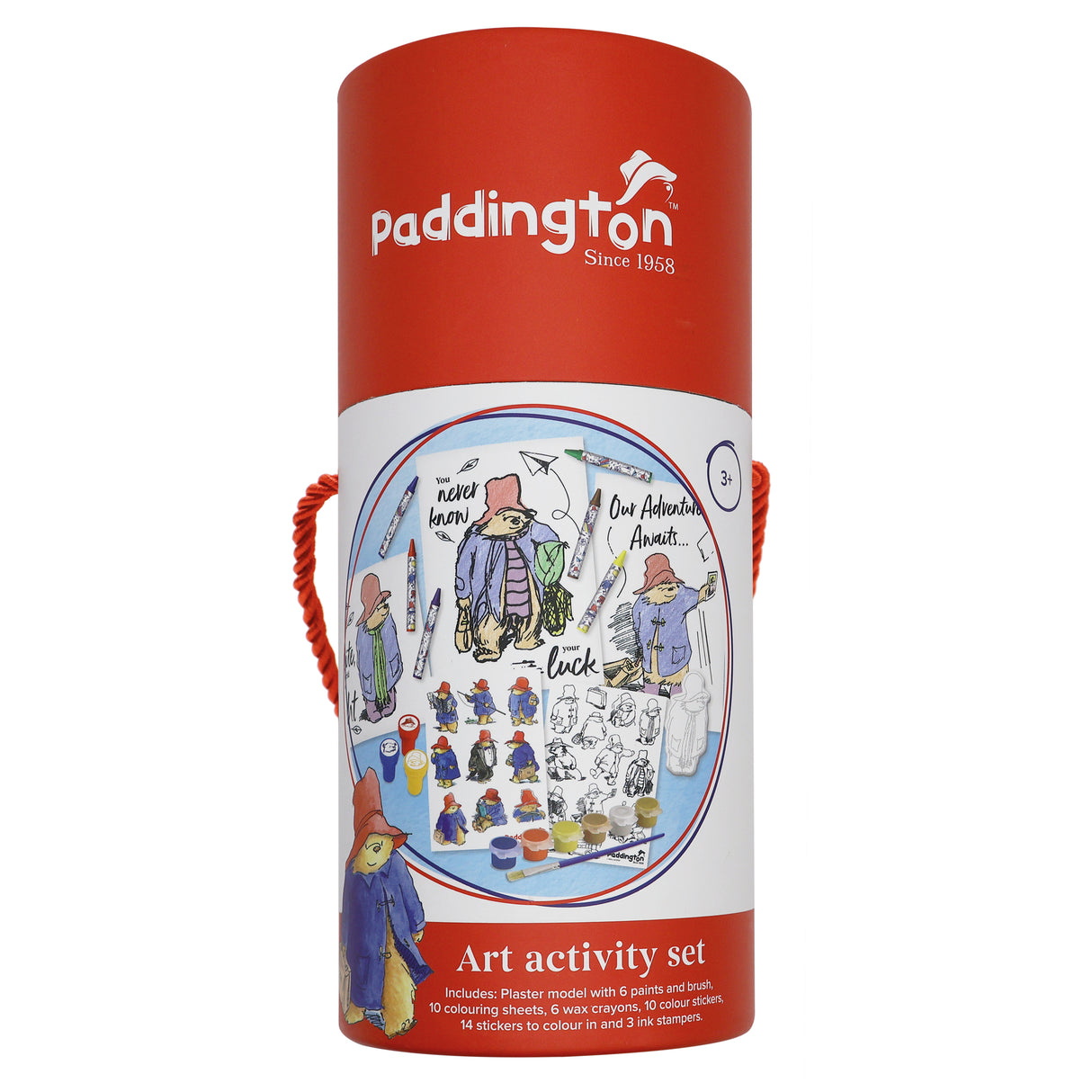 Paddington Children's Art Activity Set - Includes Paints, Crayons and Stickers