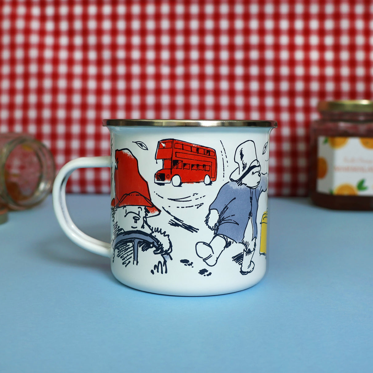 Paddington Enamel Mug - Classic Bear Design