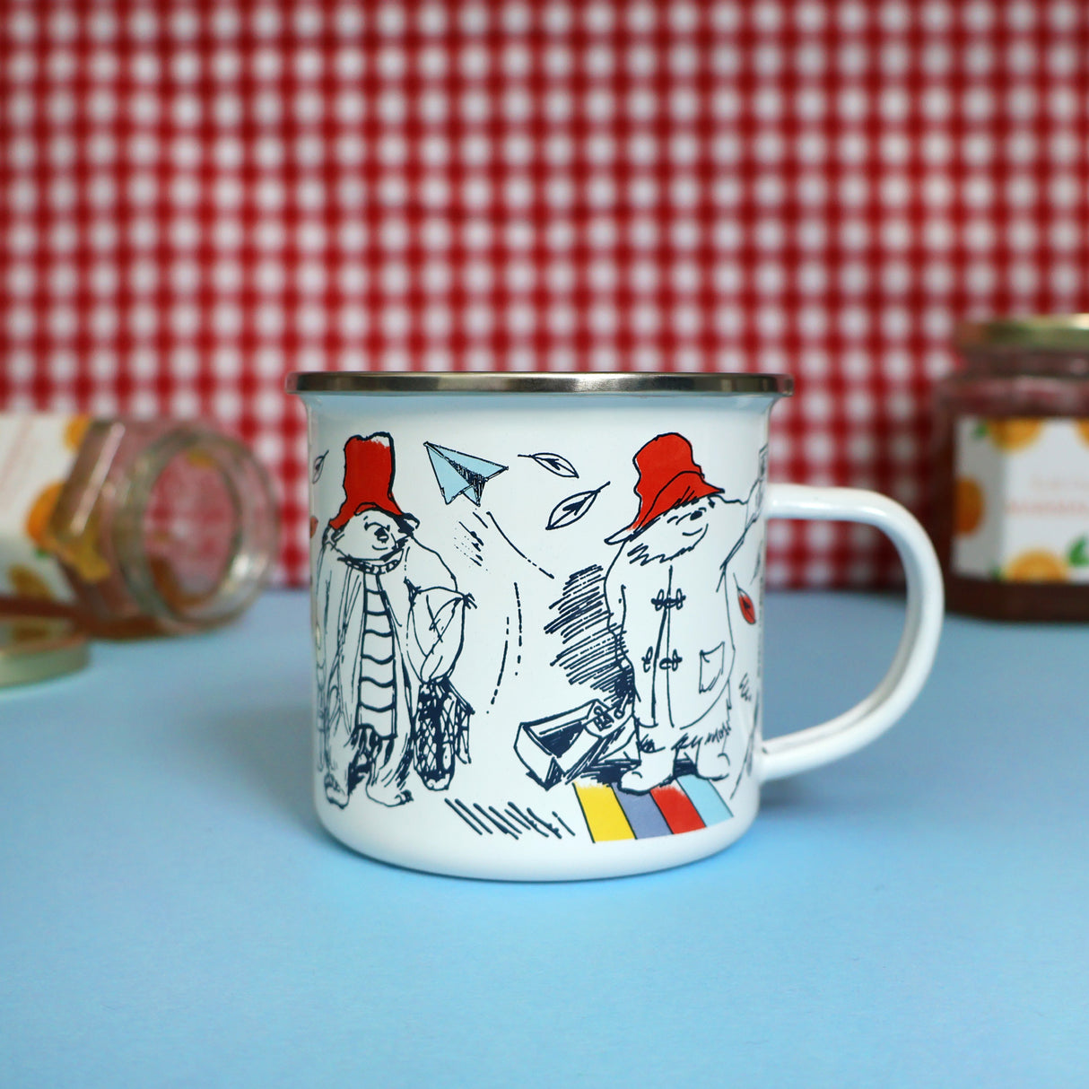 Paddington Enamel Mug - Classic Bear Design