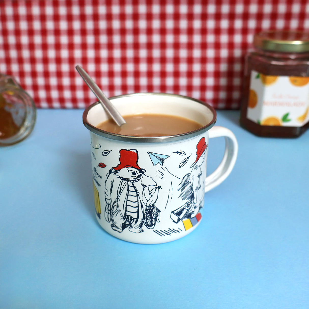 Paddington Enamel Mug - Classic Bear Design