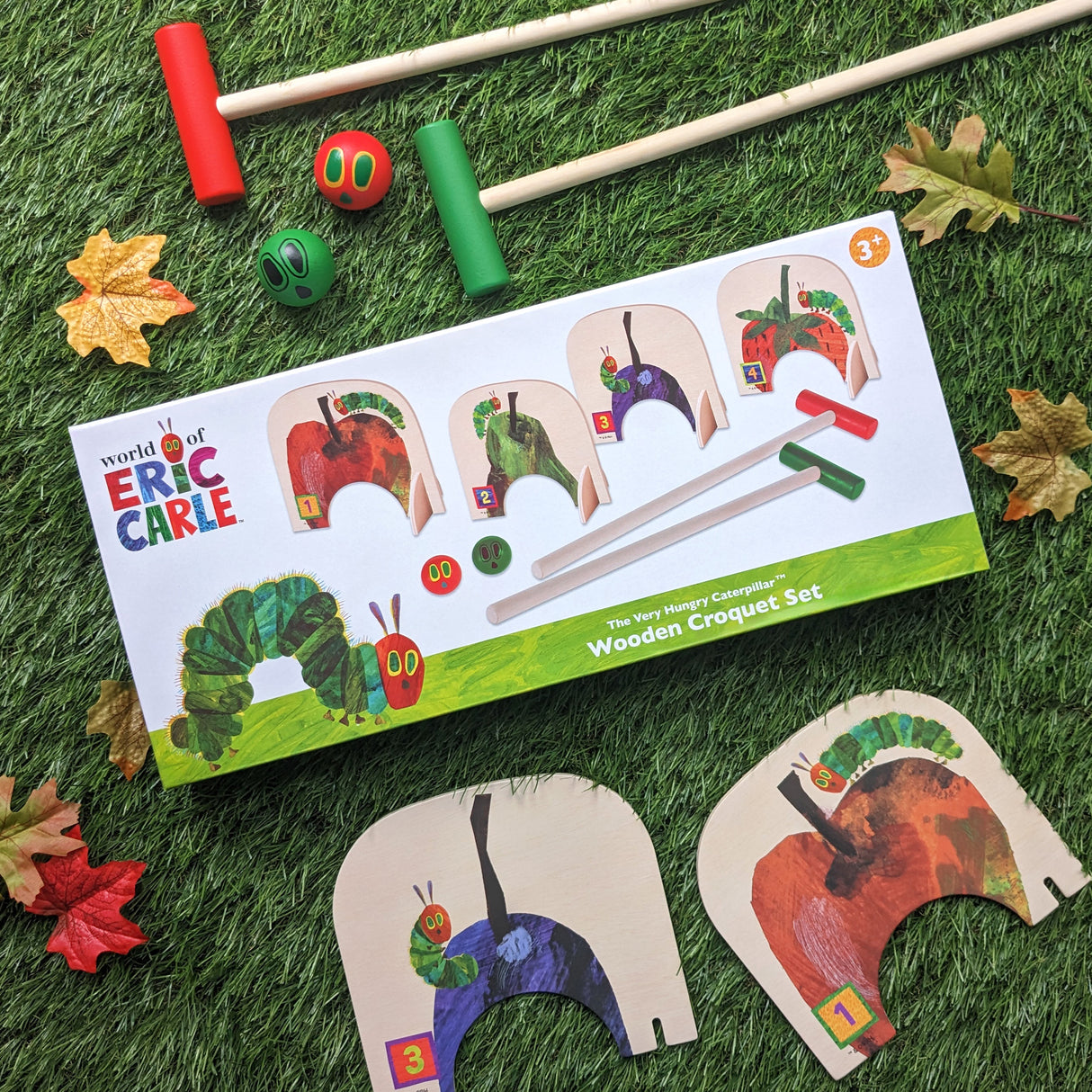 The Very Hungry Caterpillar Children’s Wooden Croquet Set - Fun For All The Family