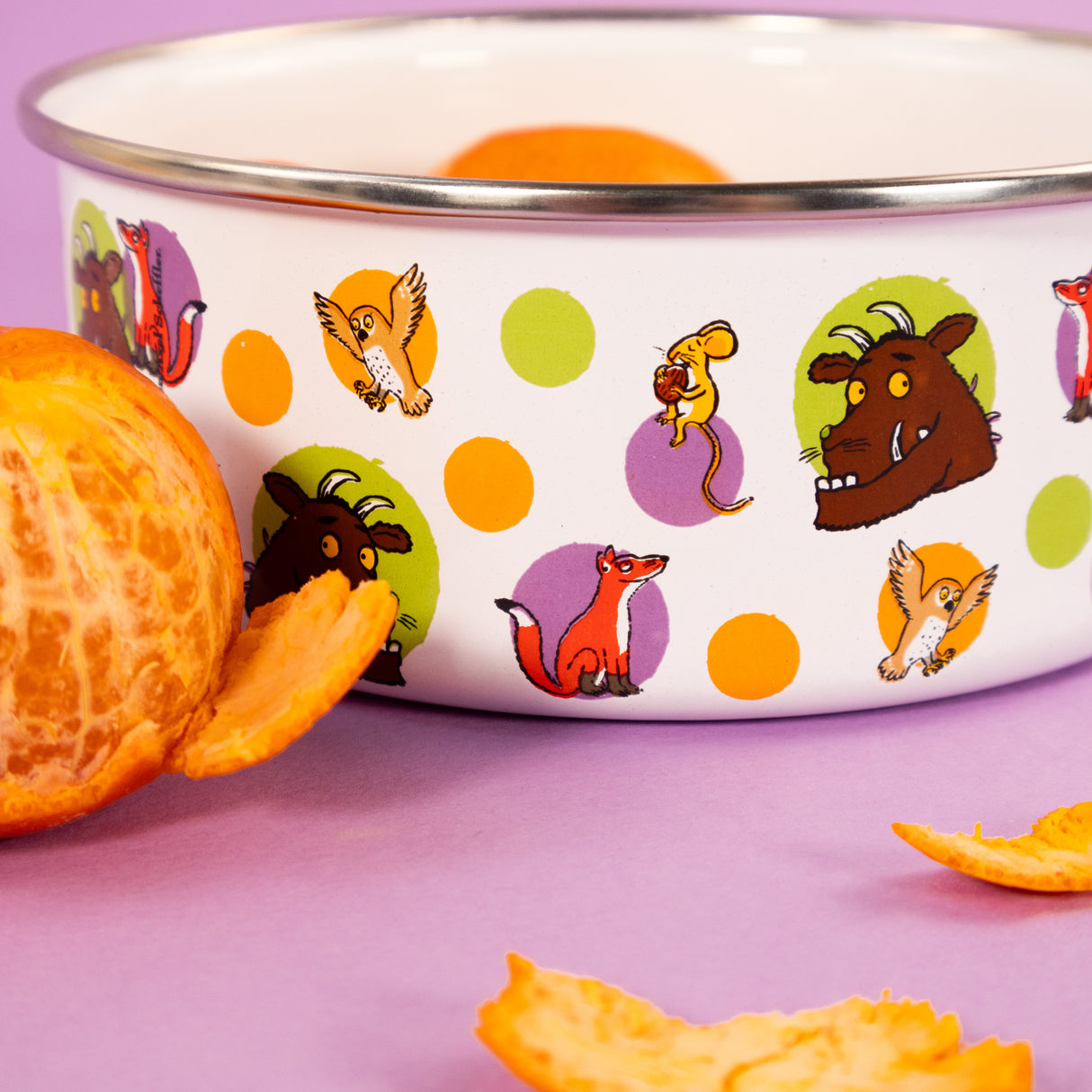 The Gruffalo Enamel Bowl - Classic Design