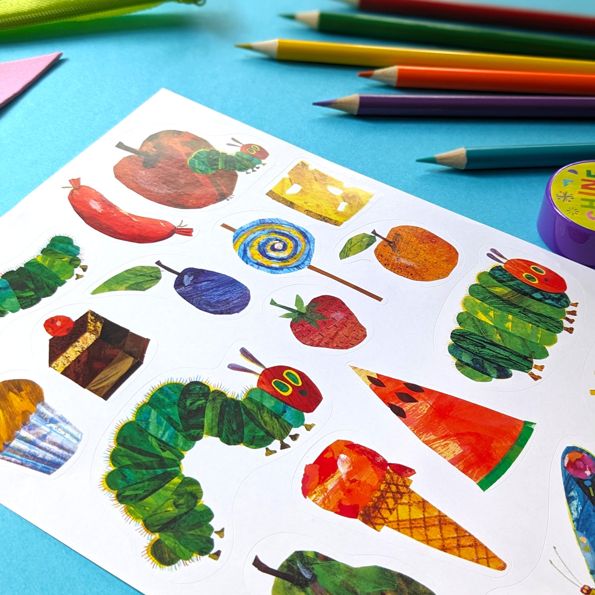 The Very Hungry Caterpillar Children's Art Activity Wallet - With Sketchbook, Pencils and Stickers