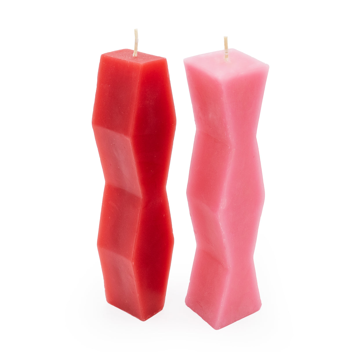 Saje Zig Zag Design Table Candle In Gift Box