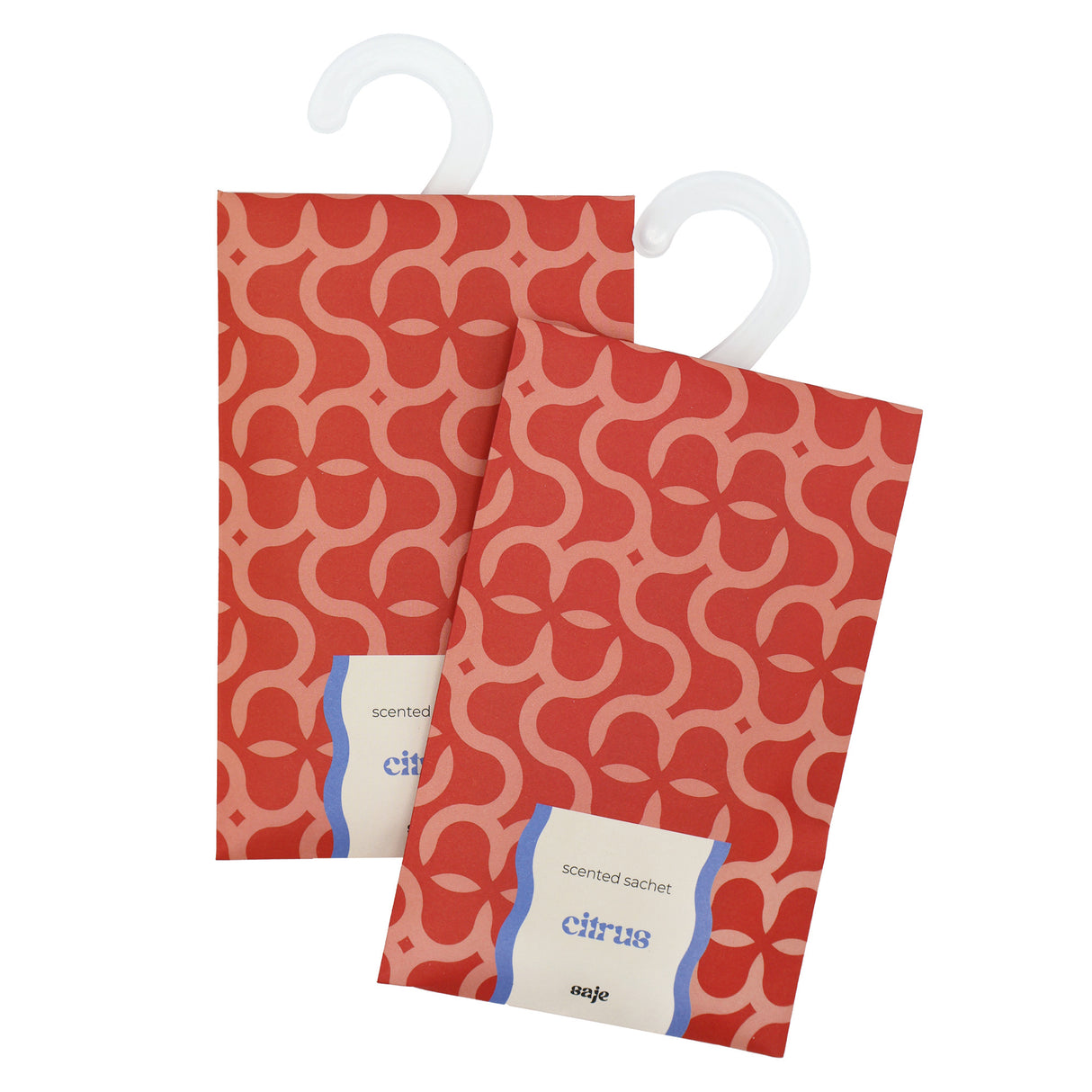 Saje Scented Hanging Sachet - Set of 4 Citrus