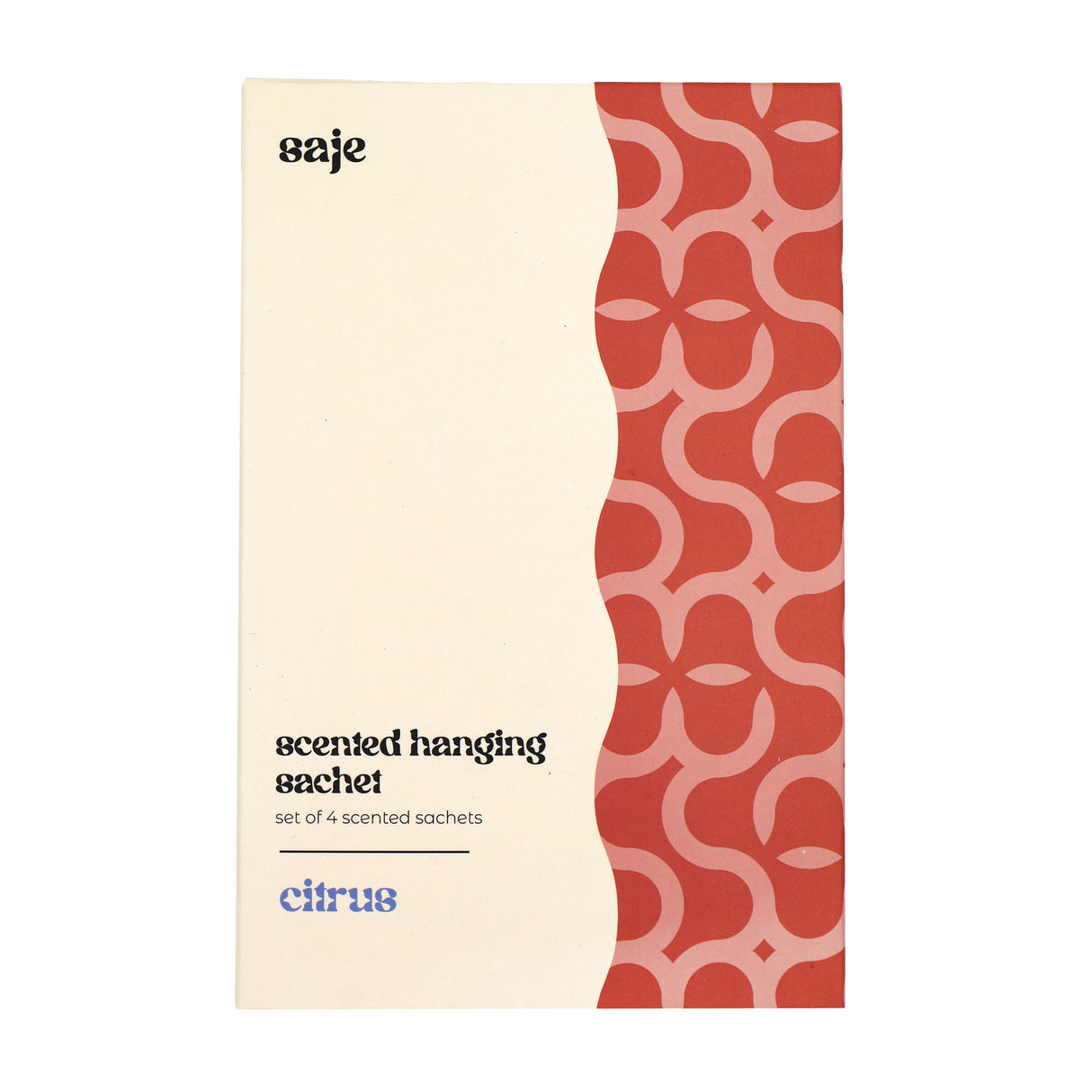 Saje Scented Hanging Sachet - Set of 4 Citrus