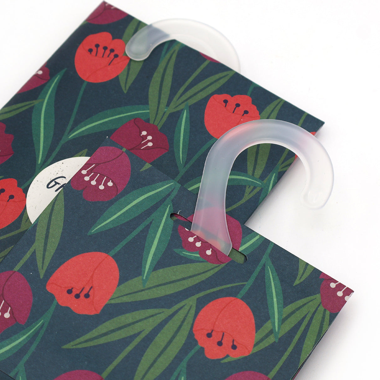 Willow and Belle Scented Hanging Sachet - Set of 4 Green Tea - Tulips Design