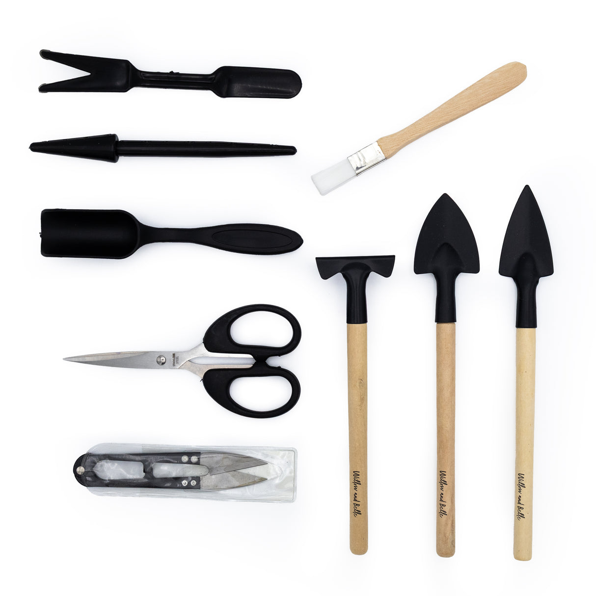 Willow and Belle House Plant Care Kit - Mini Garden Tools - Keep Indoor Plants Healthy