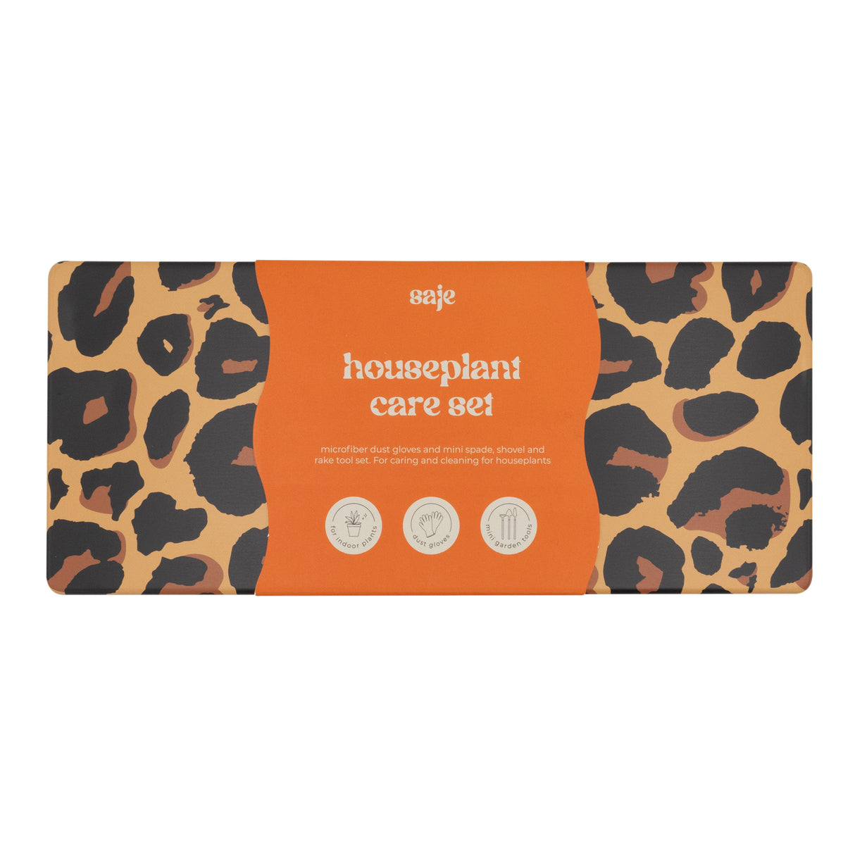 Saje House Plant Care Kit - Leaf Dust Gloves and Mini Tools - Keep Indoor Plants Healthy