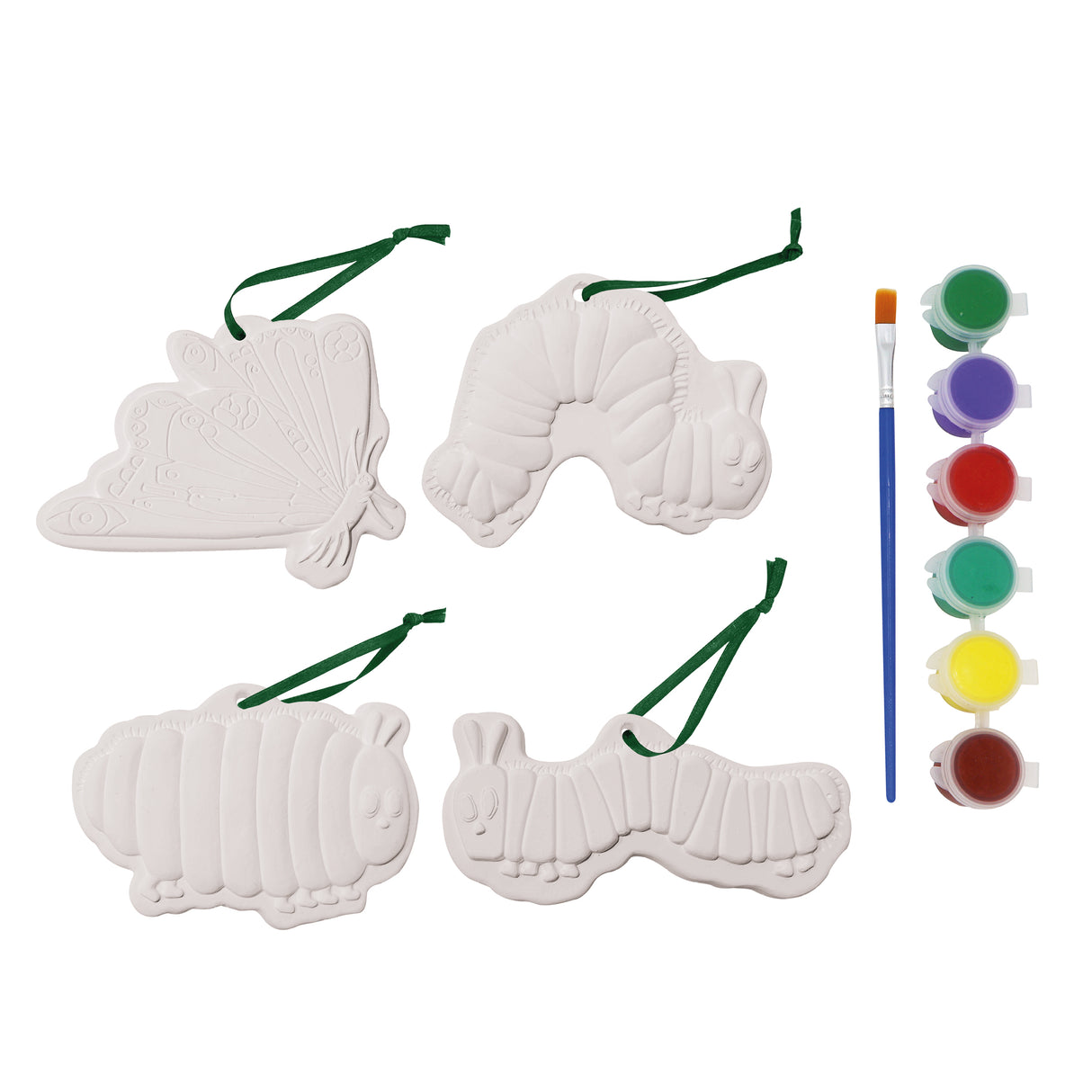 The Very Hungry Caterpillar Paint Your Own Hanging Decorations - Children's Craft Kit
