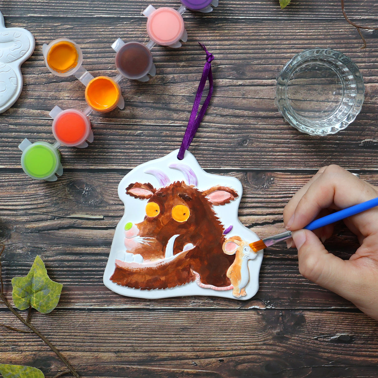 The Gruffalo Paint Your Own Hanging Decorations - Children's Craft Kit